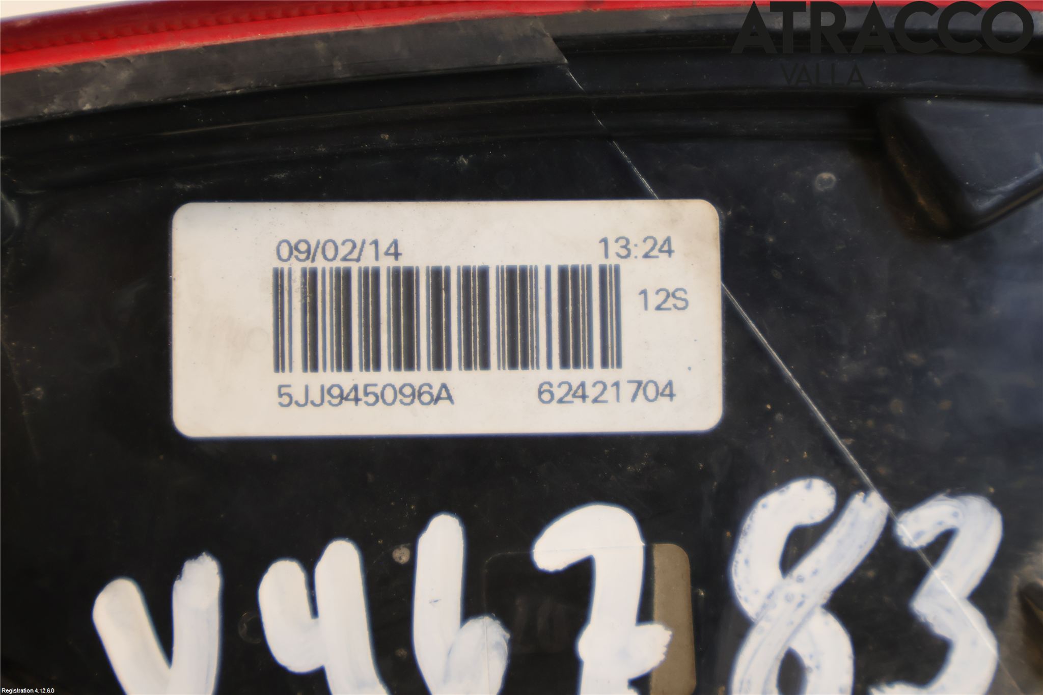 Skoda RAPID Bakljus Höger