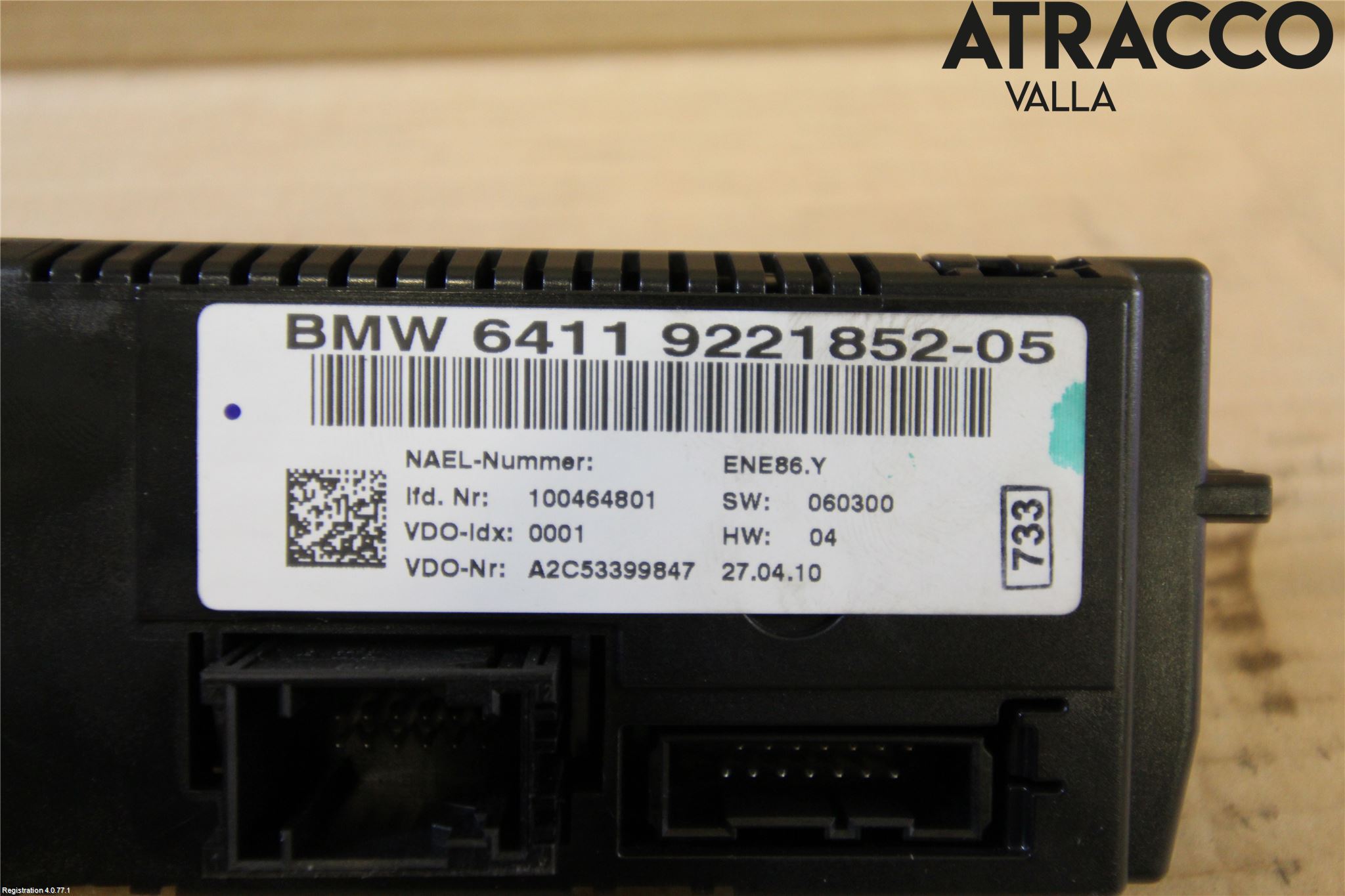 BMW 3 E90/91 SED/TOU 05-12 Ac Styrenhet Ac Manöveren