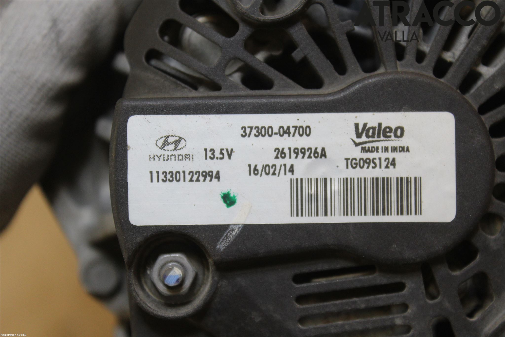 Hyundai i10 BA 14-16 Generator