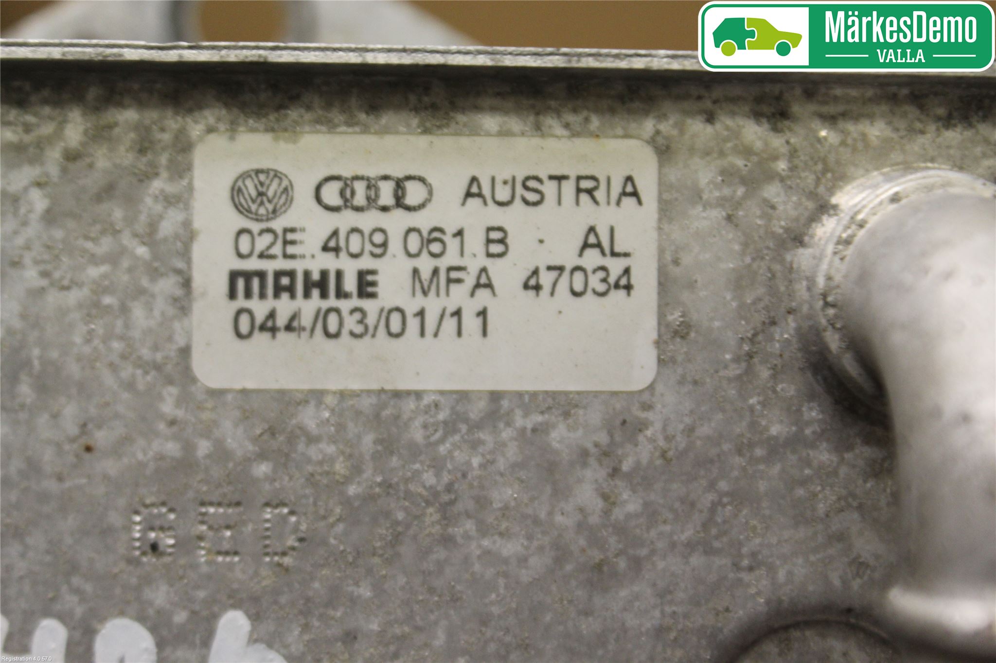Volkswagen VW PASSAT 11-14 Oljekylare Automat