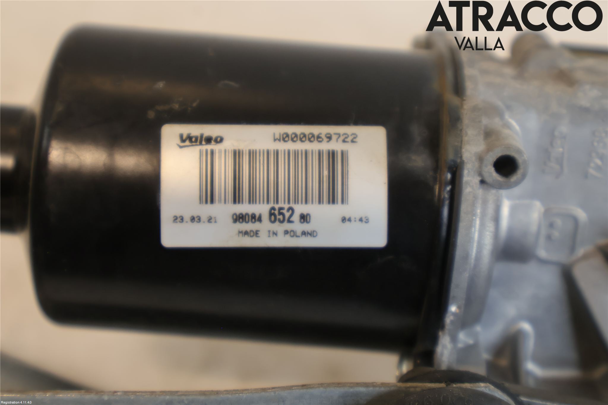 Peugeot EXPERT/E-EXPERT 17- Torkarmekanism Vindruta