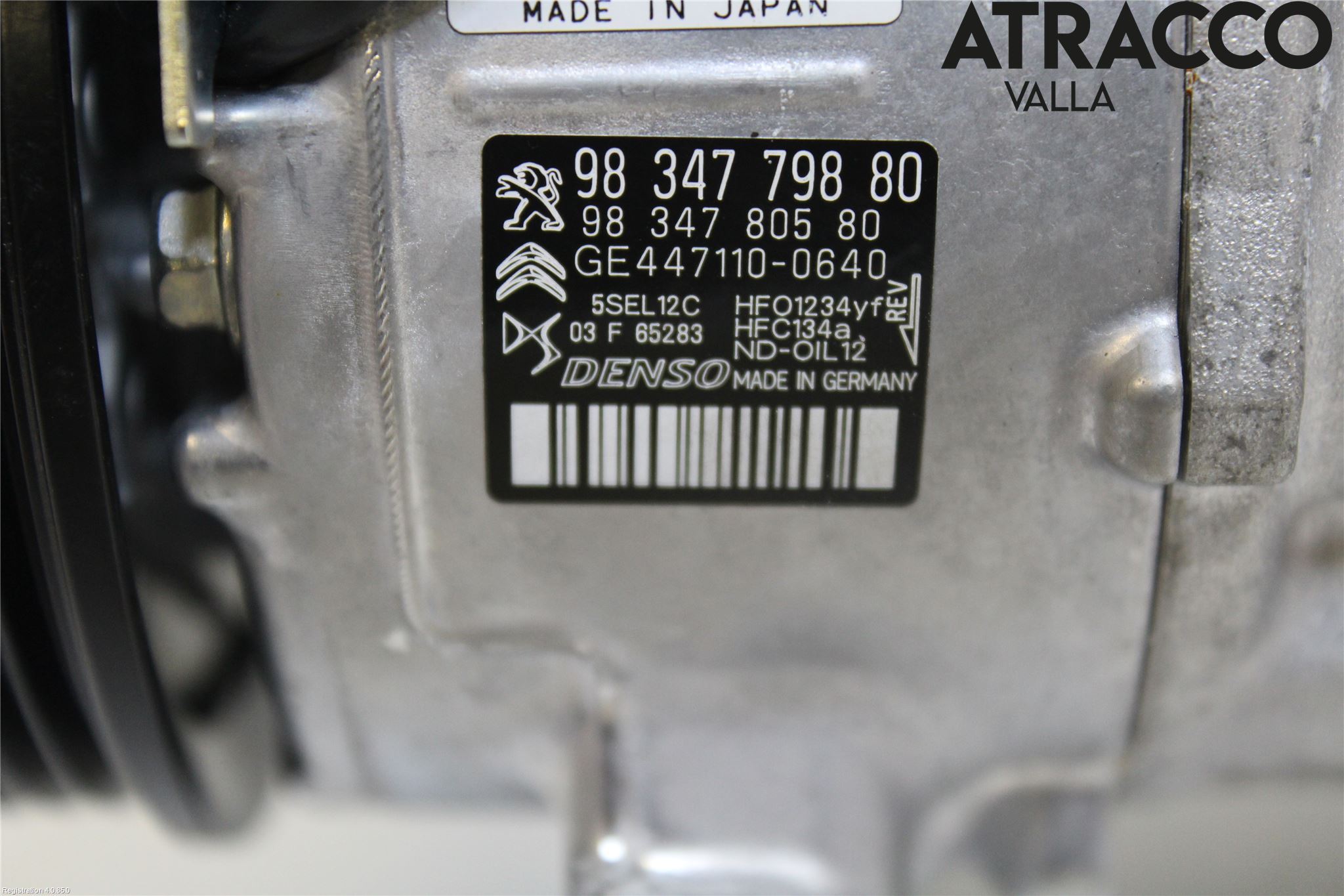 Peugeot 2008/E-2008 20- Ac Kompressor