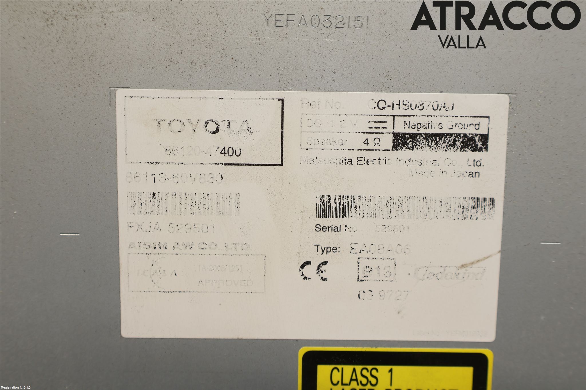 Toyota PRIUS ZVW30 09-20 Gps Navigator