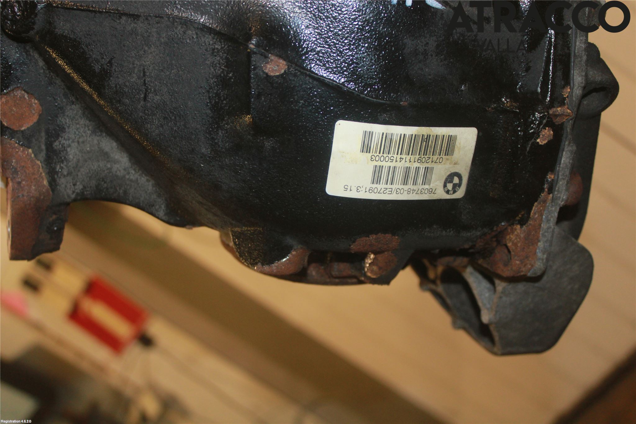 BMW 3 F30/F31/F80 12-19 Bakväxel-Diff