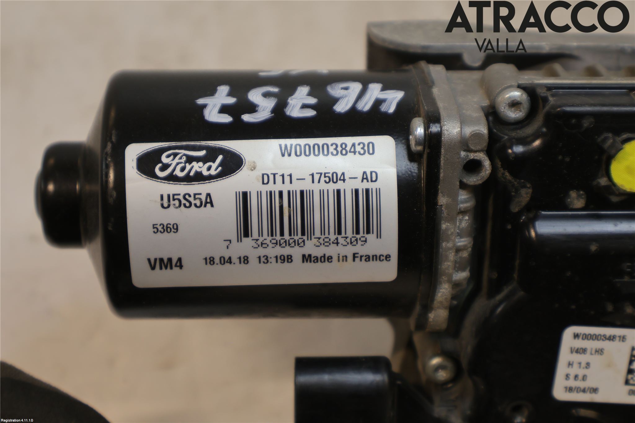 Ford TRANSIT/TOURNEO CONNECT 13-22 Torkarmotor Vindruta