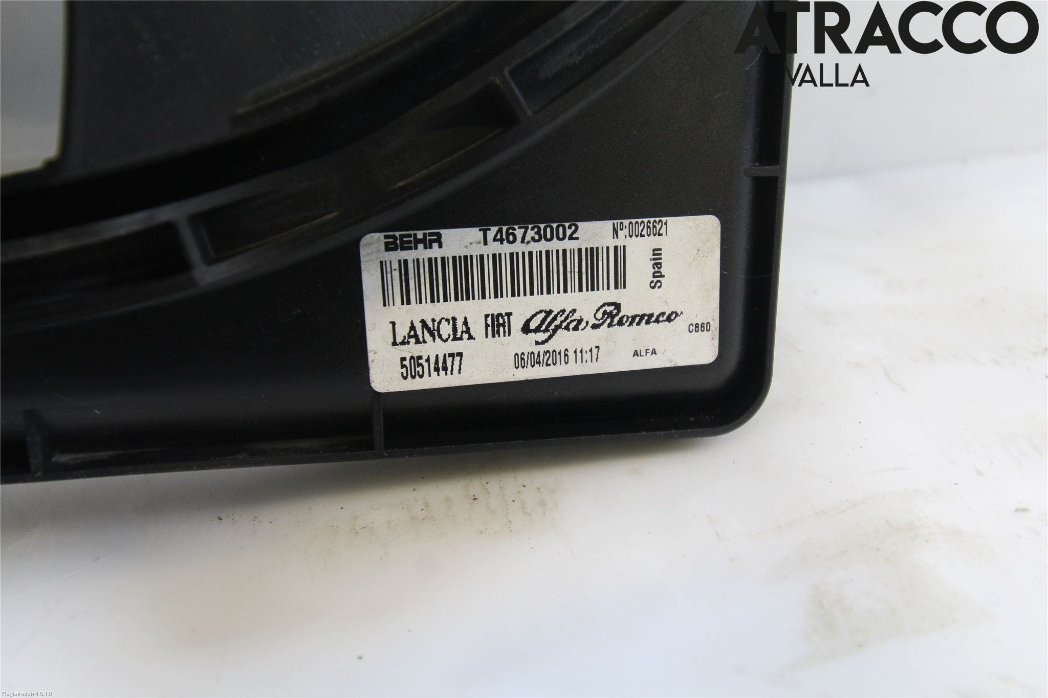 Alfa GIULIETTA Kylfläktkåpa