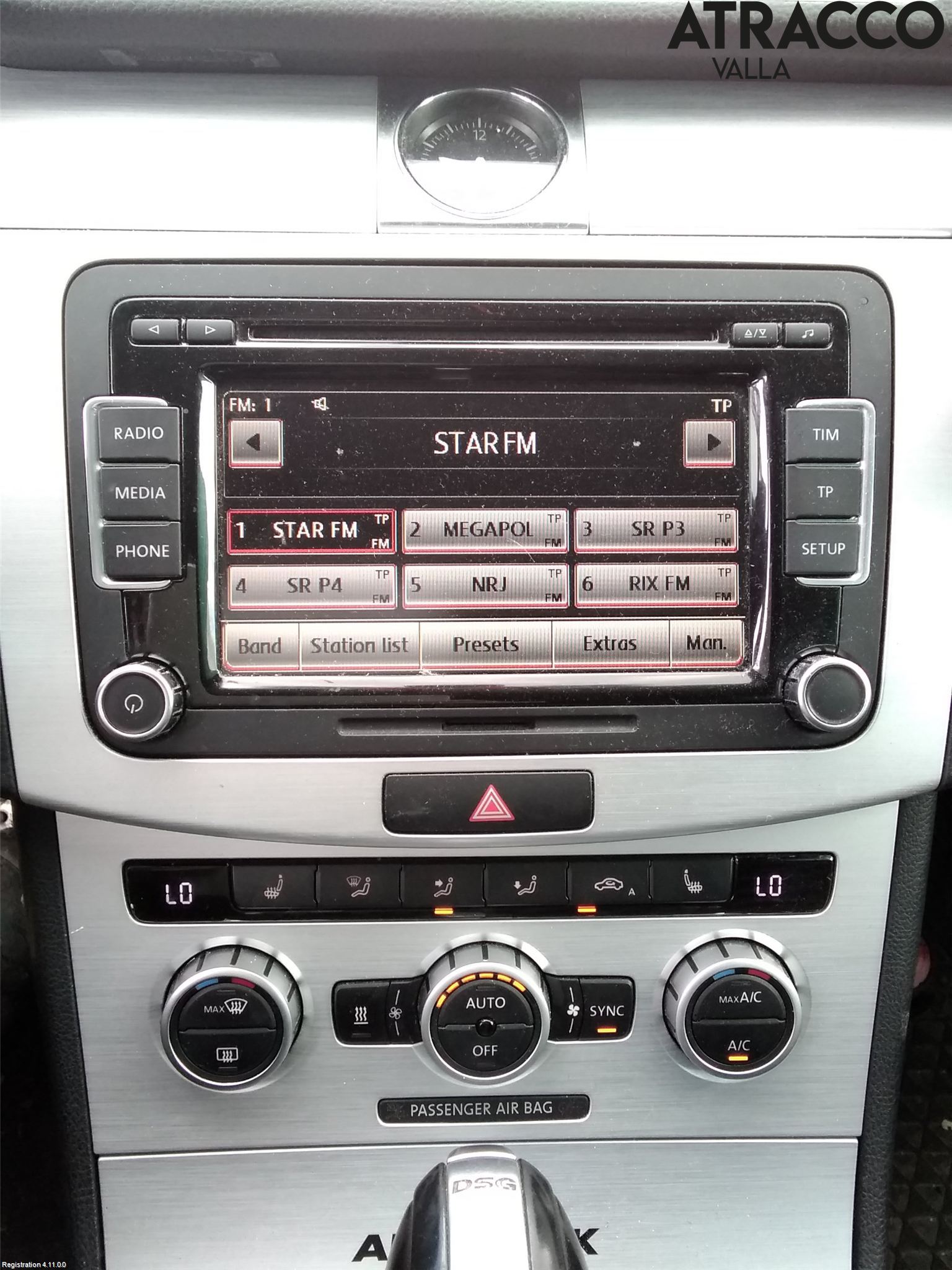 Volkswagen VW PASSAT 11-14 Ac Styrenhet Ac Manöveren