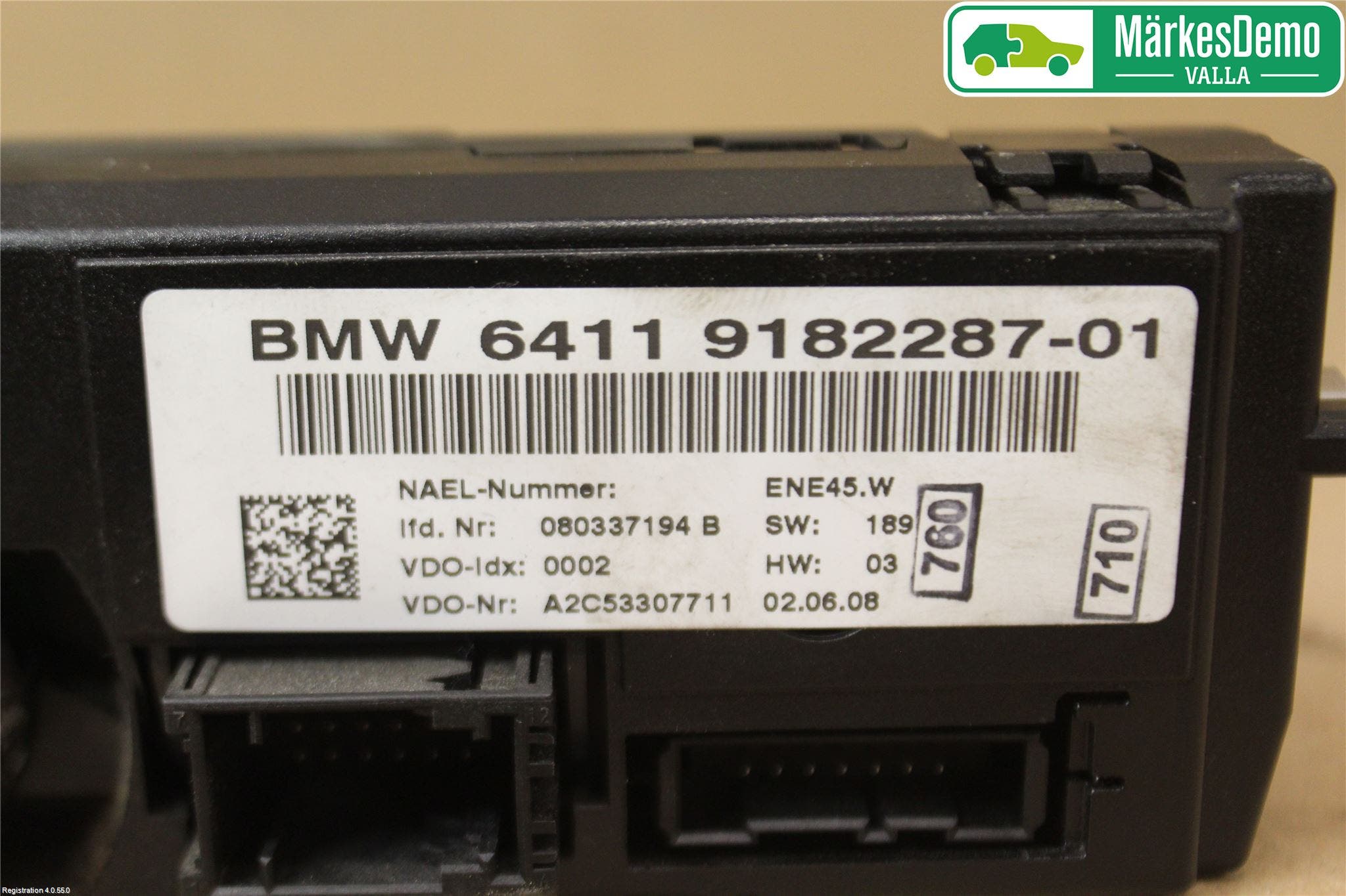 BMW 3 E90/91 SED/TOU 05-12 Ac Styrenhet Ac Manöveren