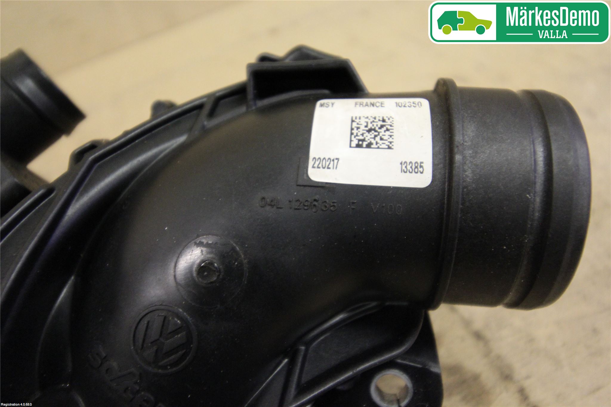 Audi A5 17- Laddluft-Intercoolerrör