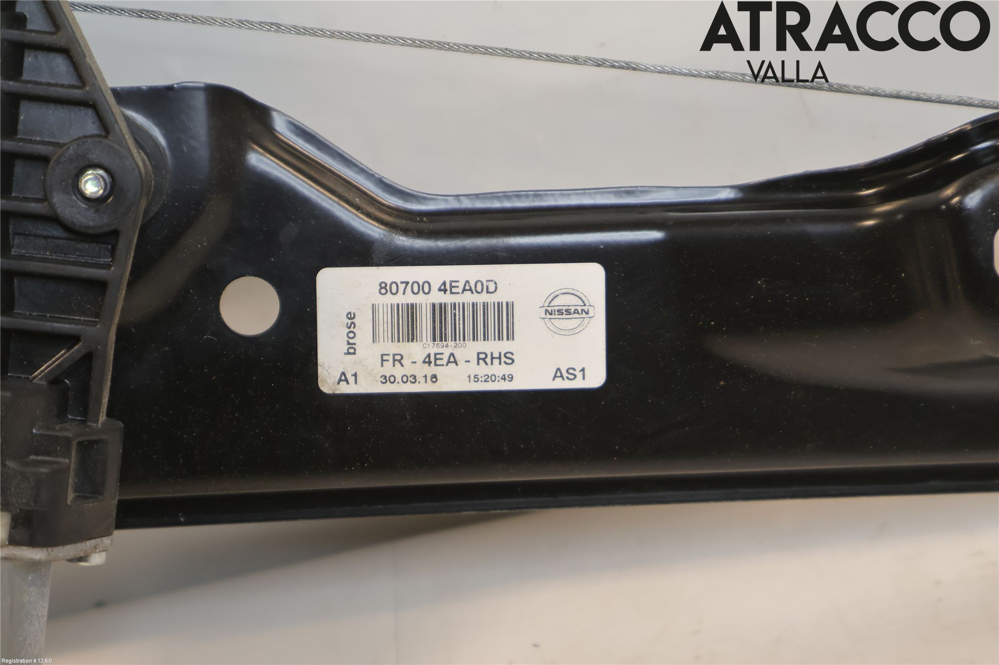 Nissan QASHQAI 14-17 Fönsterhiss El Kompl
