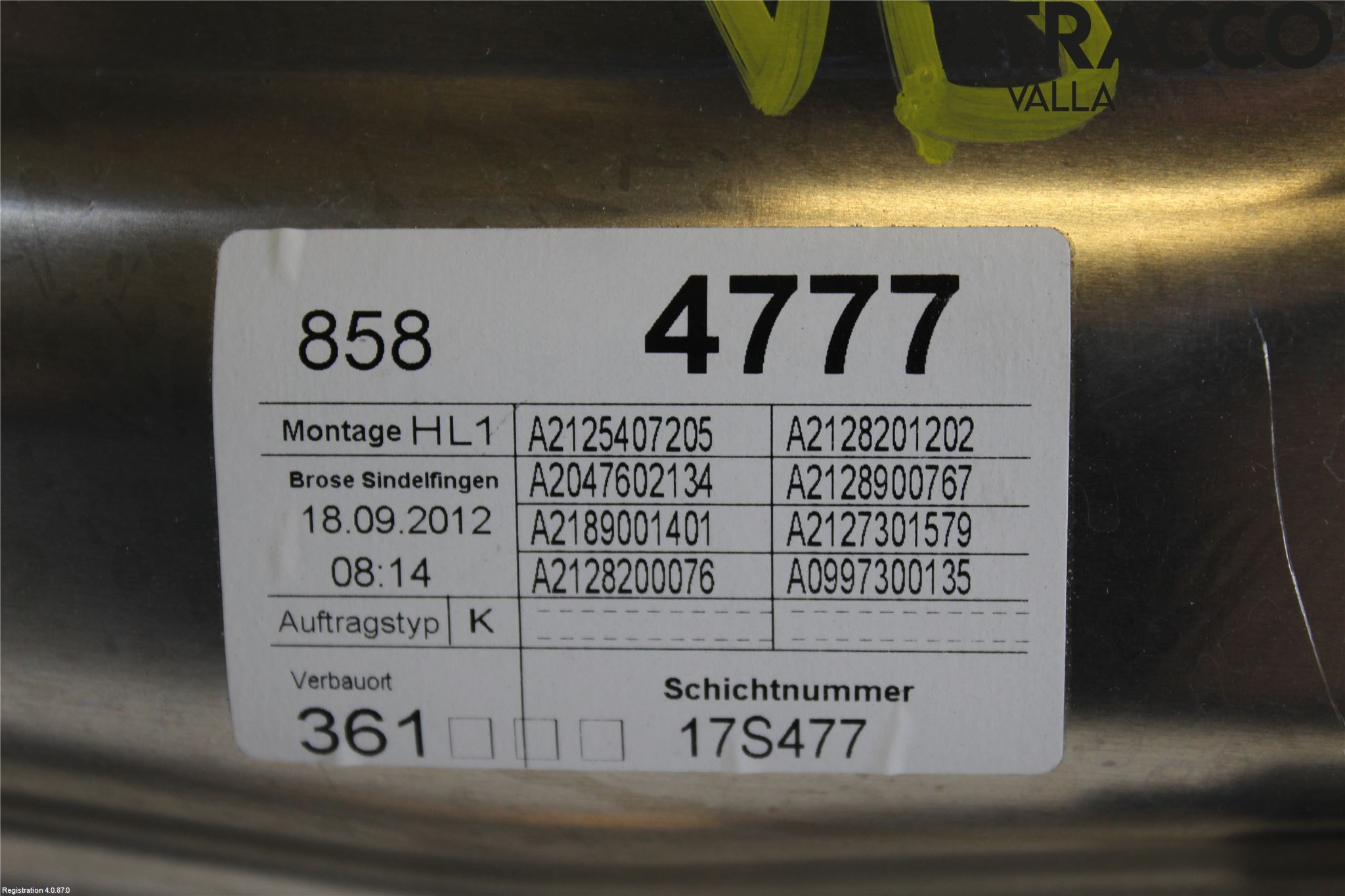 Mercedes-Benz MB E-KLASS (W212) 09-16 Fönsterhiss El Kompl