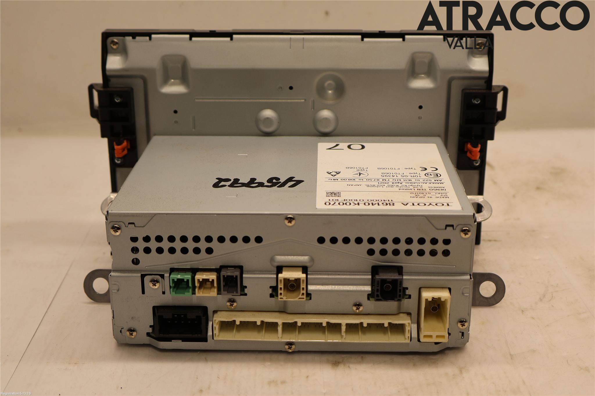 Toyota YARIS XP21 20- Cd Radio - Multimediapanel