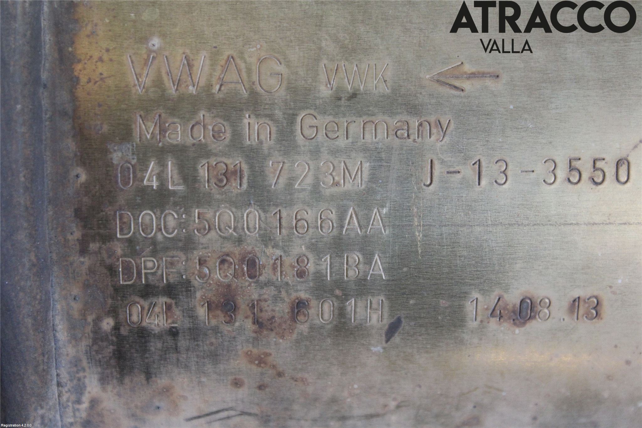 Skoda OCTAVIA (5E) 13-20 Avgas Partikelfilter