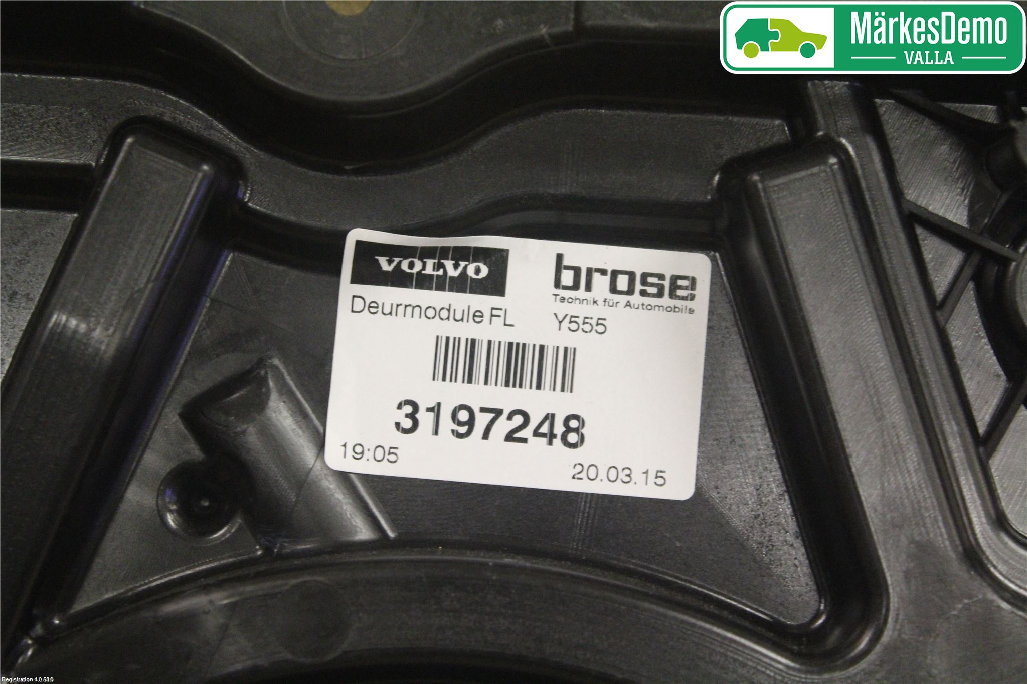 Volvo V40 12-19 Fönsterhiss El Kompl