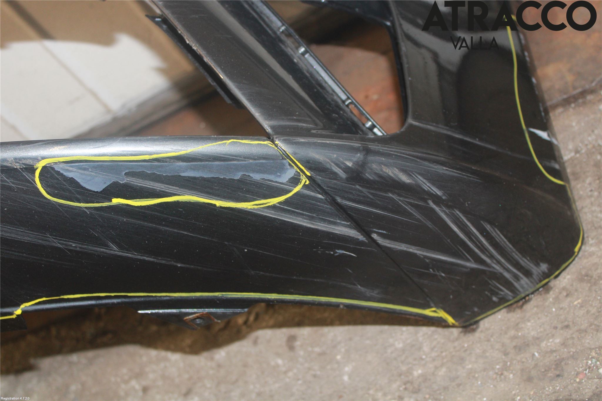 Audi A4 12-15 Stötfångarbeklädnad Fram