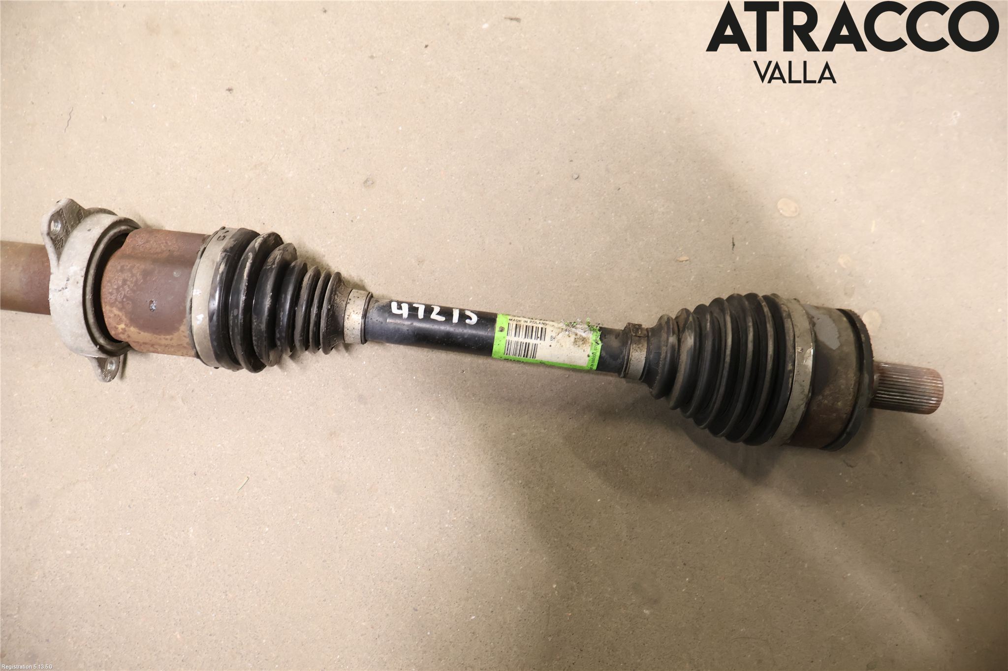 Volvo V90 17->> Drivaxel Fram Höger