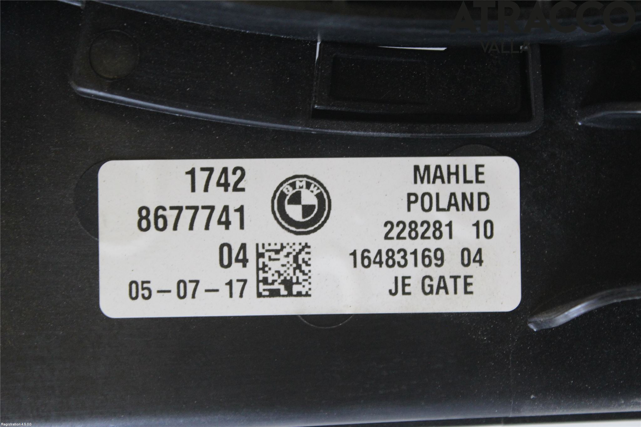 BMW 5 G30/G31/F90 17-23 Kylfläktkåpa