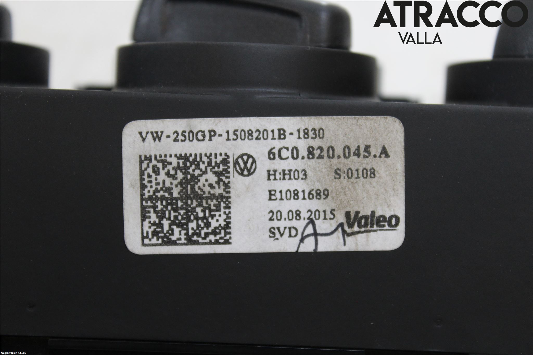 Volkswagen VW POLO 10-17 Värmereglage