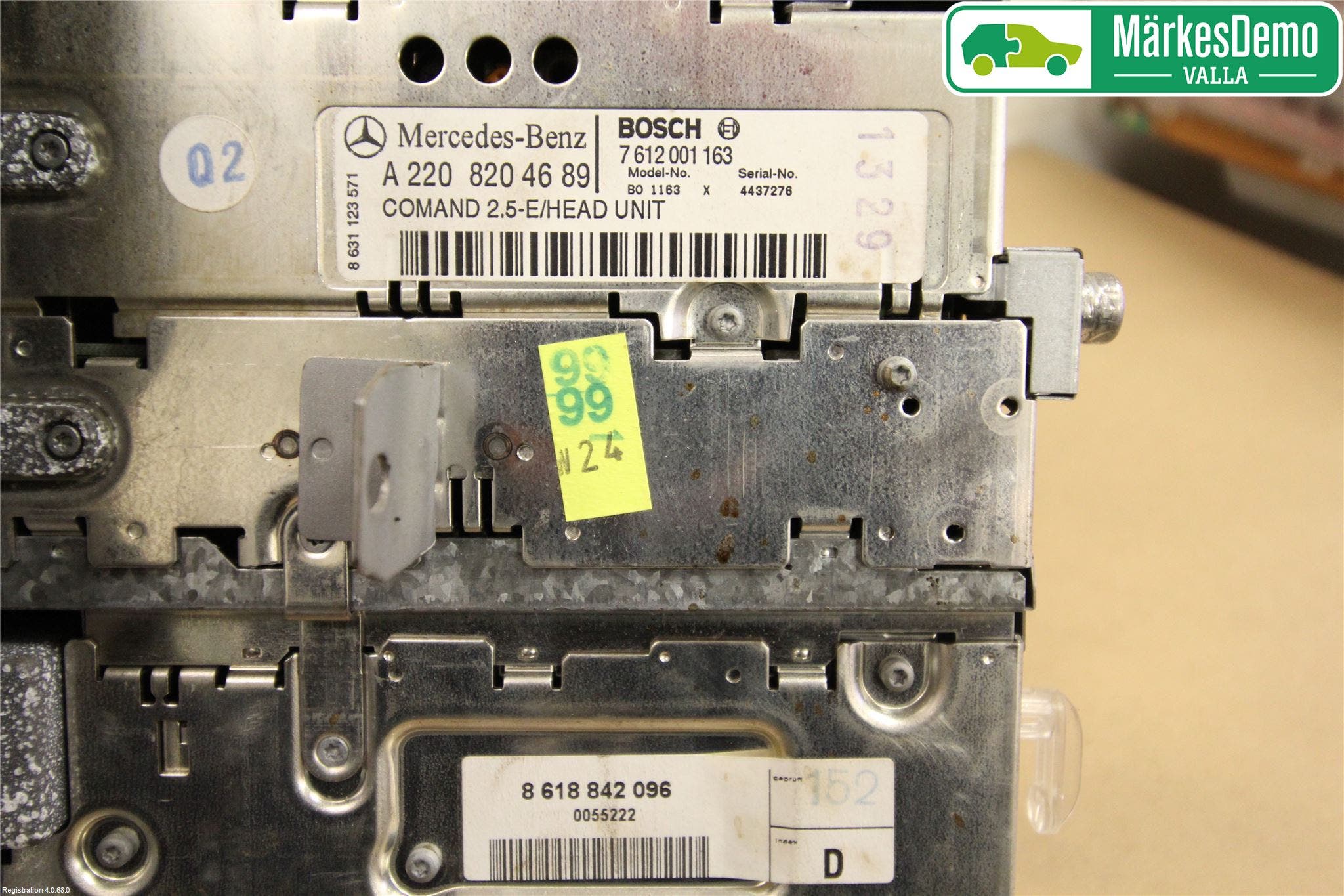 Mercedes-Benz MB S-KLASS (W220) 99-05 Cd Radio - Multimediapanel