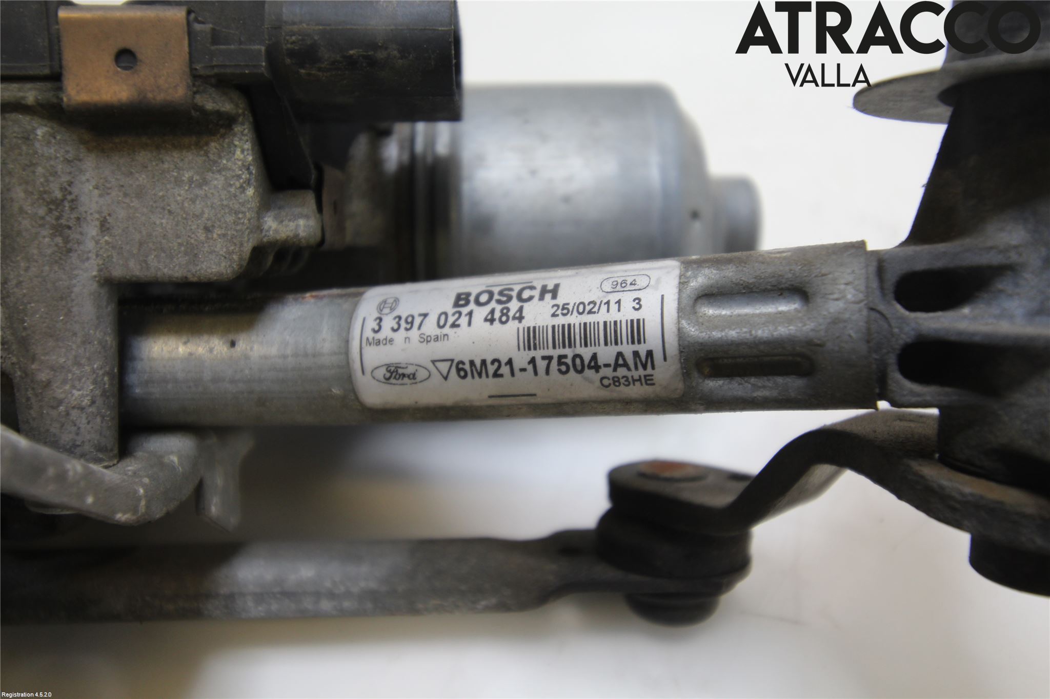 Ford S-MAX 06-15 Torkarmotor Vindruta