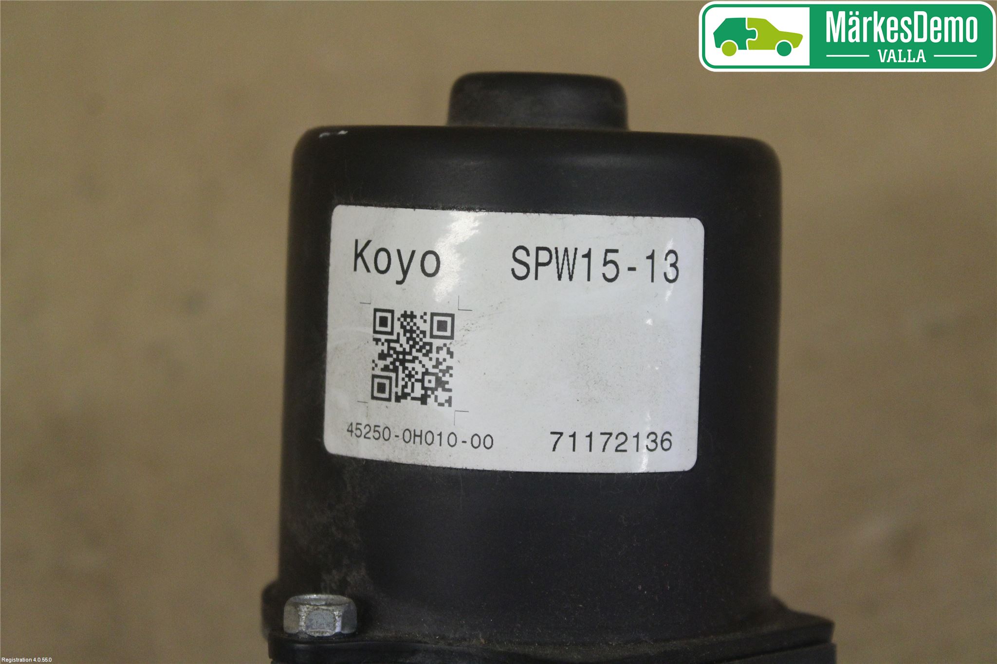 Toyota AYGO 06-14 Rattaxelagg Med Inb Servo