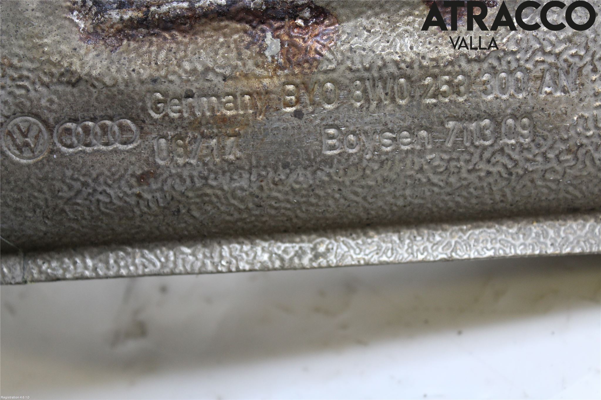 Audi A4/S4 B9 16-19 Avgas Främre Rör