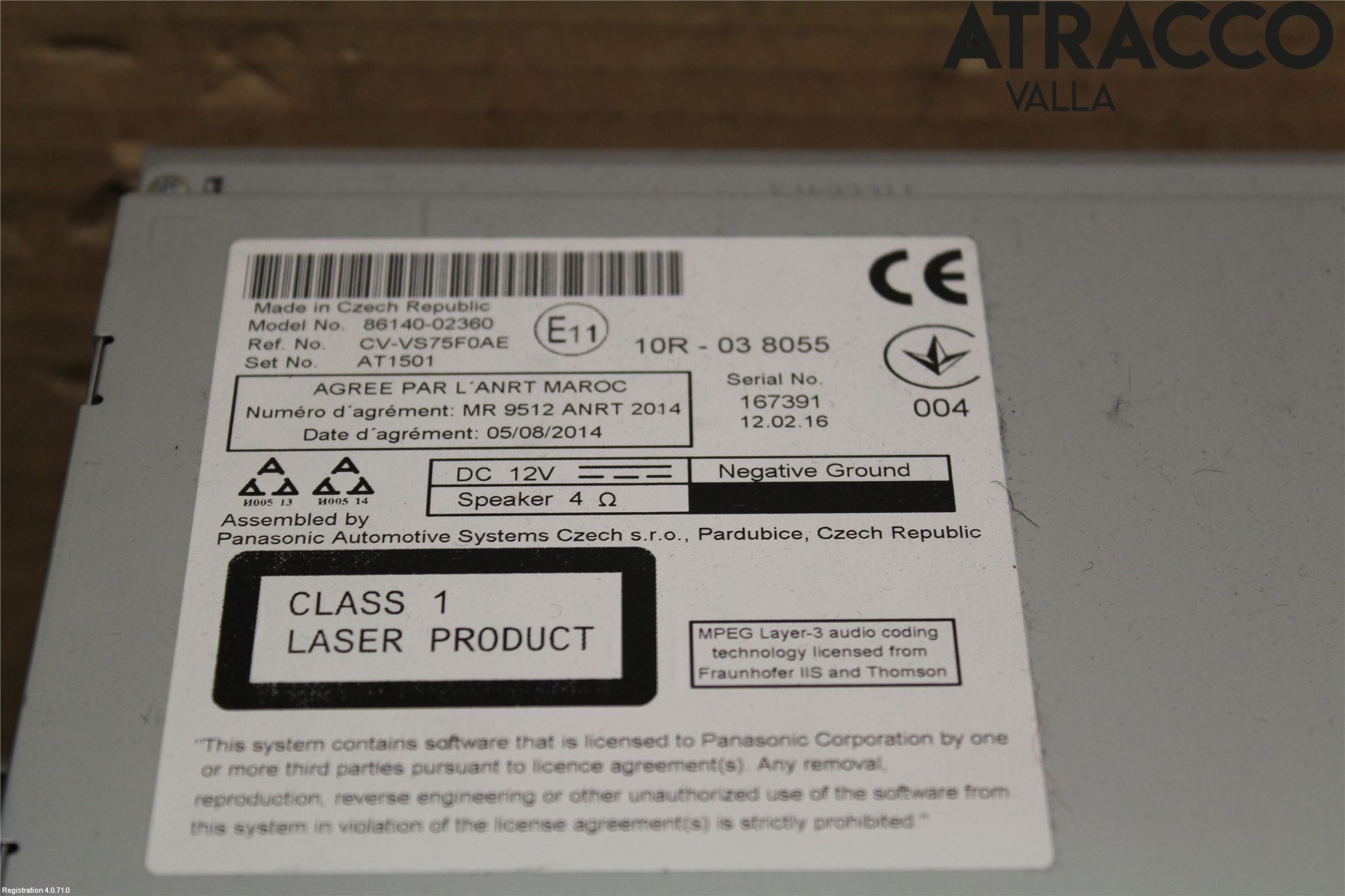 Toyota AURIS 13-19 Cd Radio - Multimediapanel