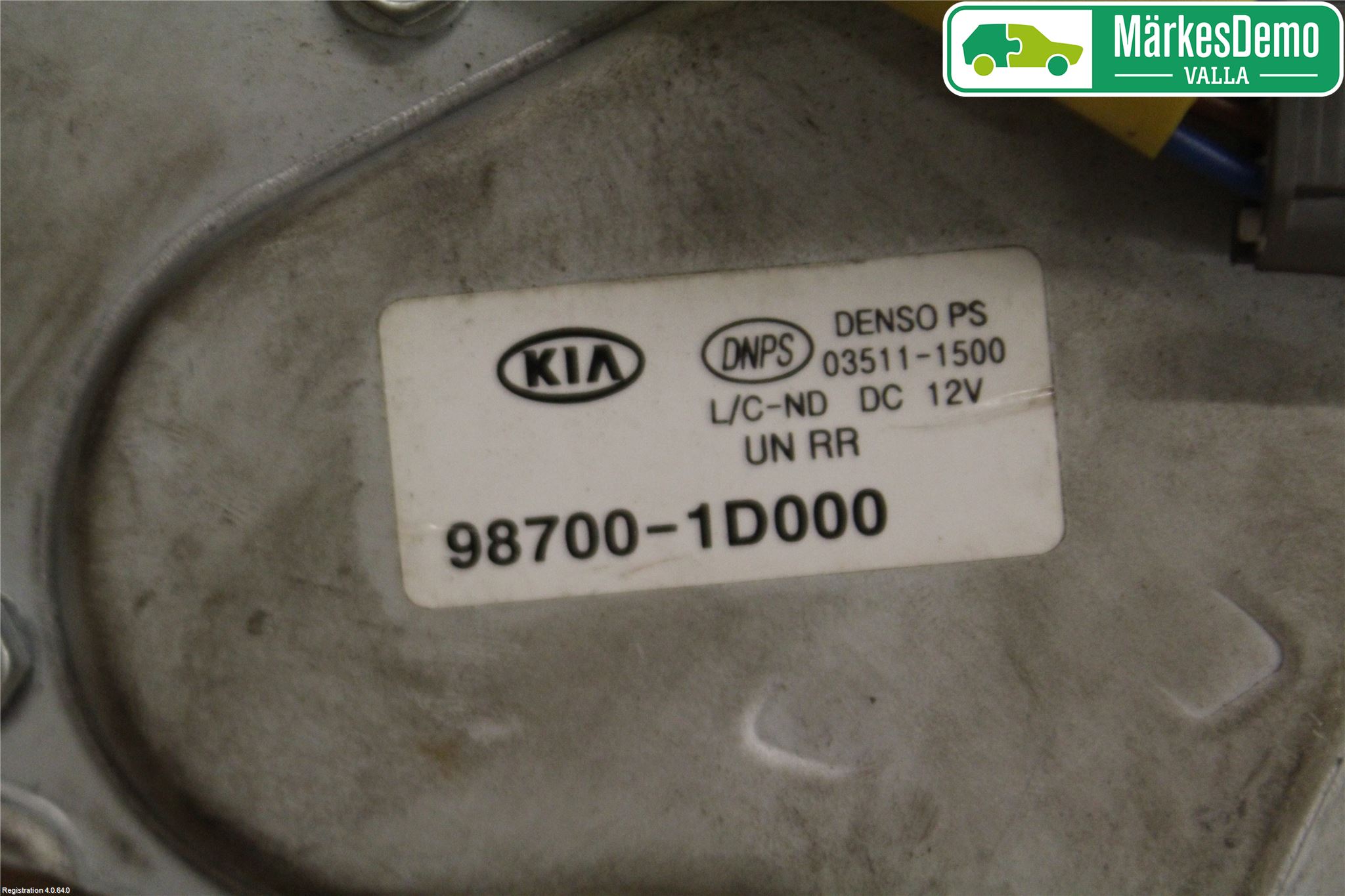 Kia CARENS II 07-12 Torkarmotor Baklucka