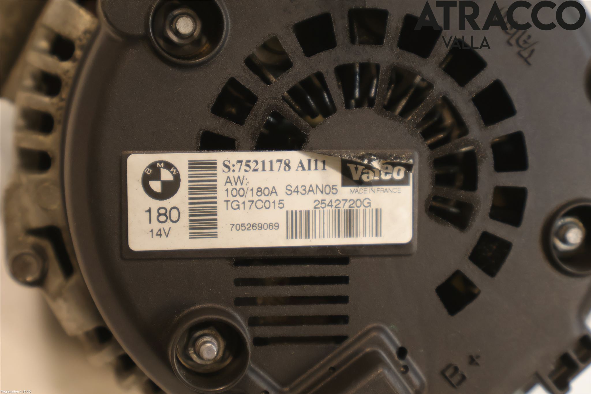 BMW 3 E90/91 SED/TOU 05-12 Generator