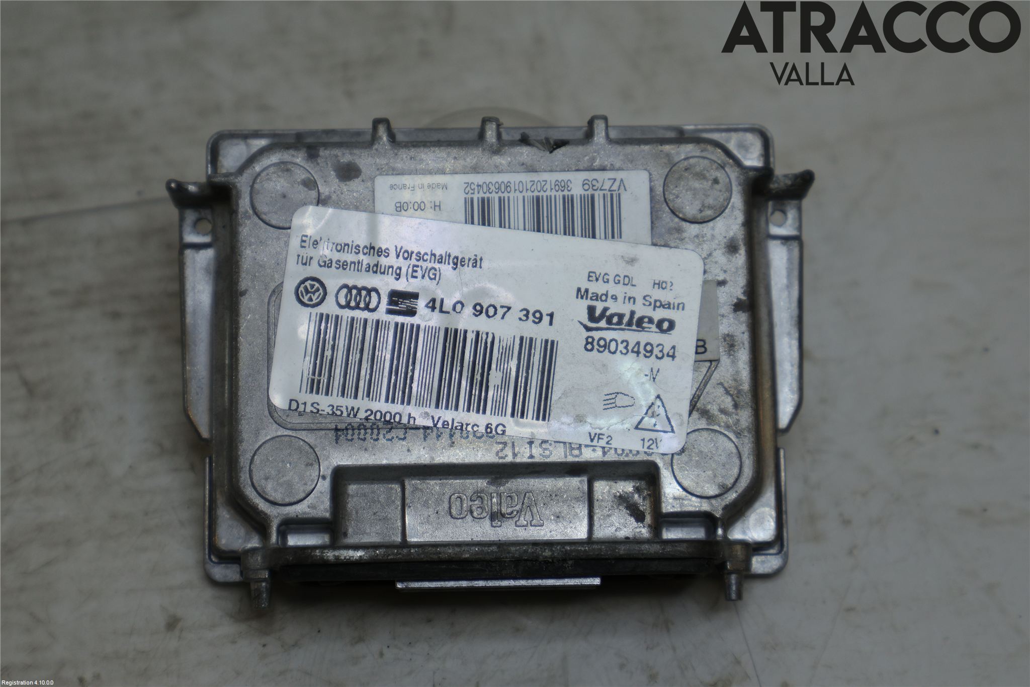 Volkswagen VW EOS  06-10 Styrenhet Strålkastare