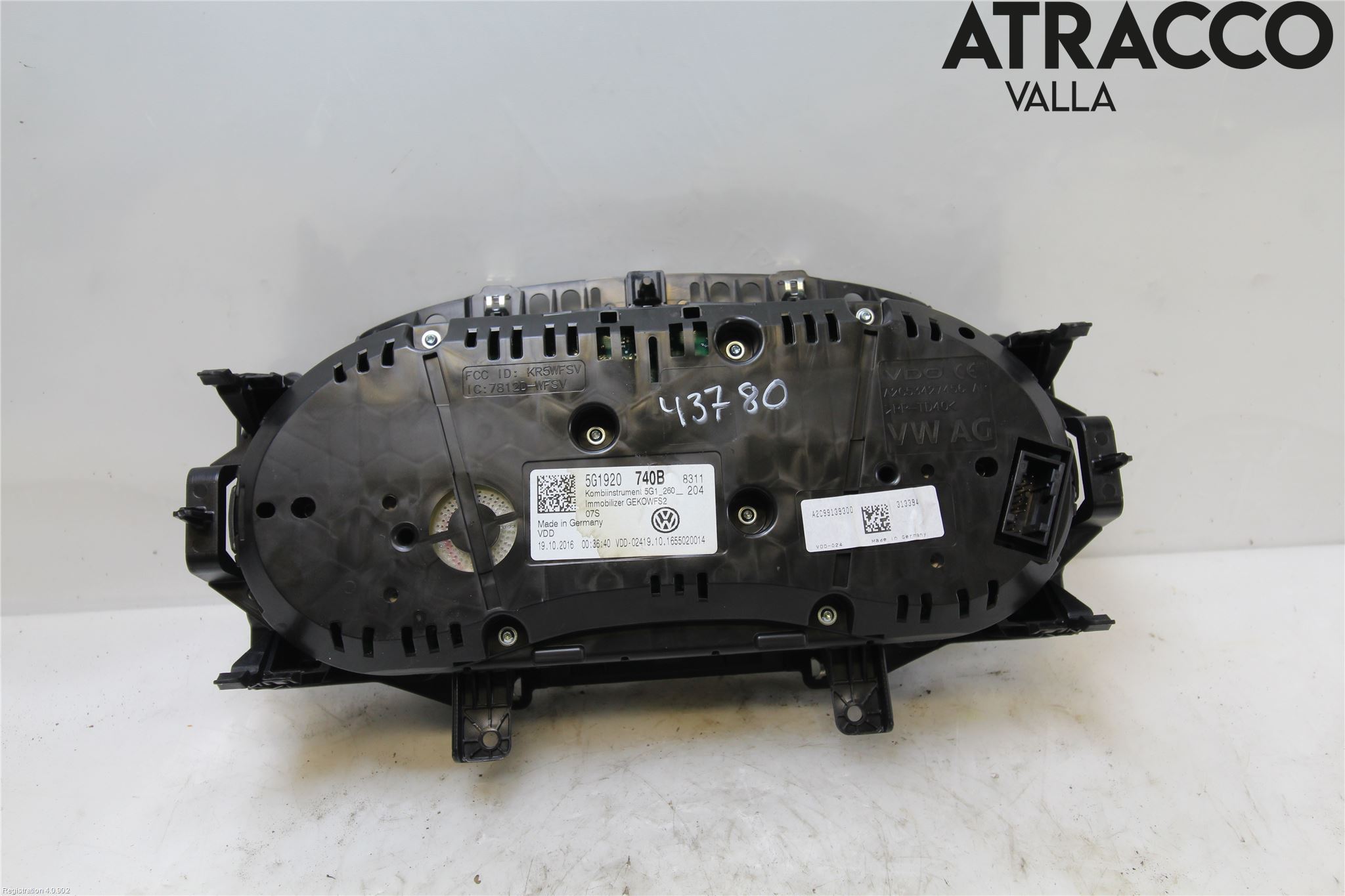 Volkswagen VW GOLF / E-GOLF VII 13-20 Instrument Komb
