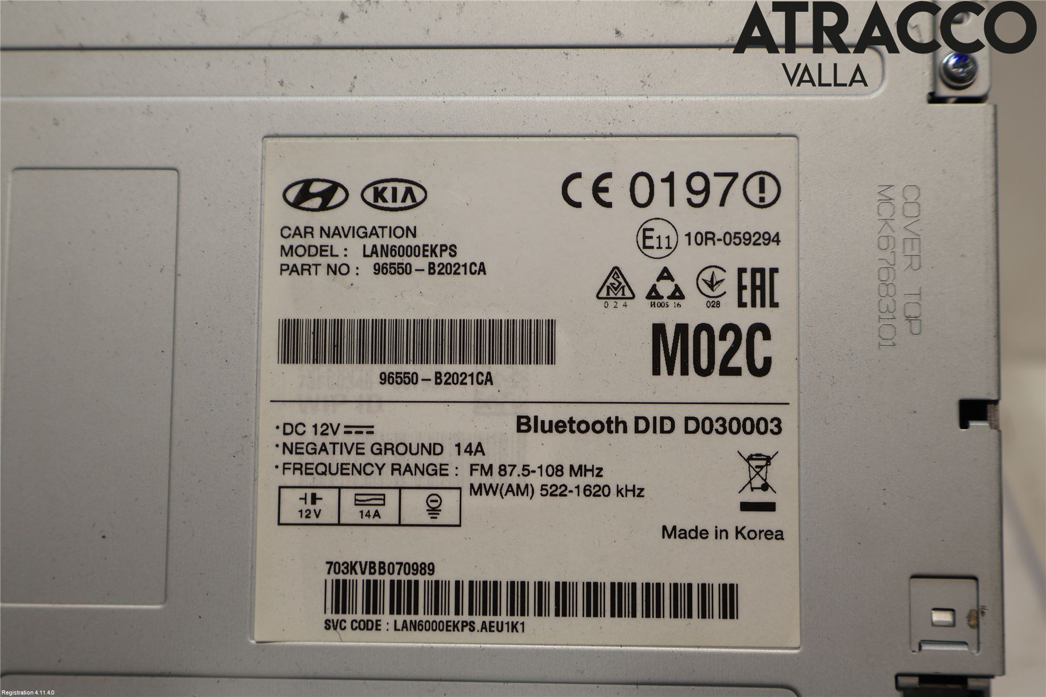 Kia SOUL 09- Cd Radio - Multimediapanel