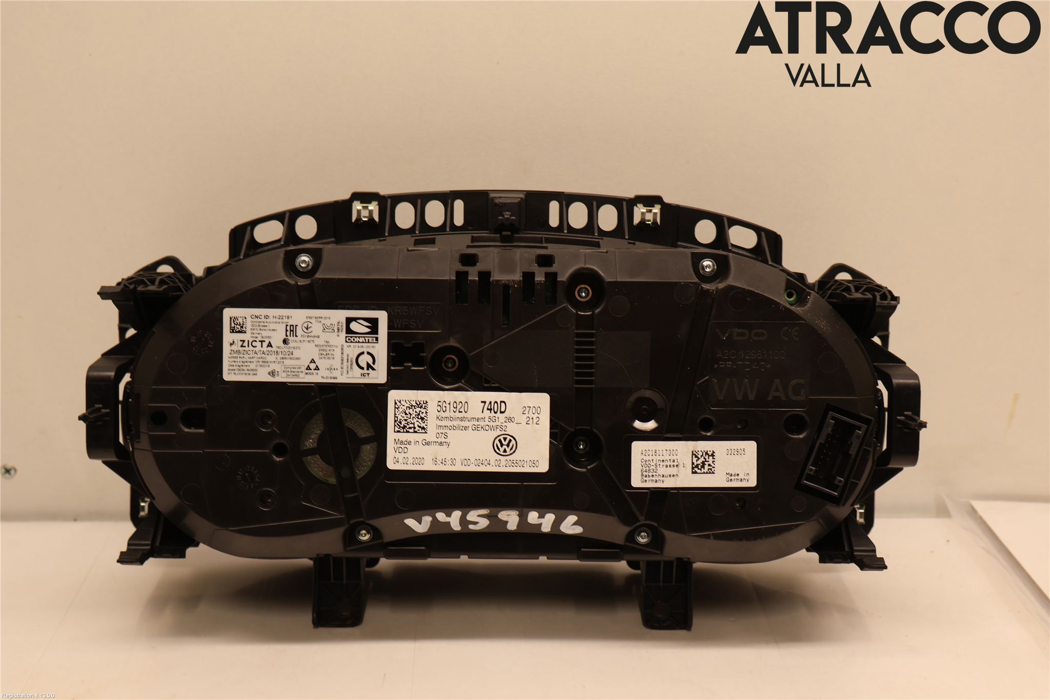 Volkswagen VW GOLF / E-GOLF VII 13-20 Instrument Komb