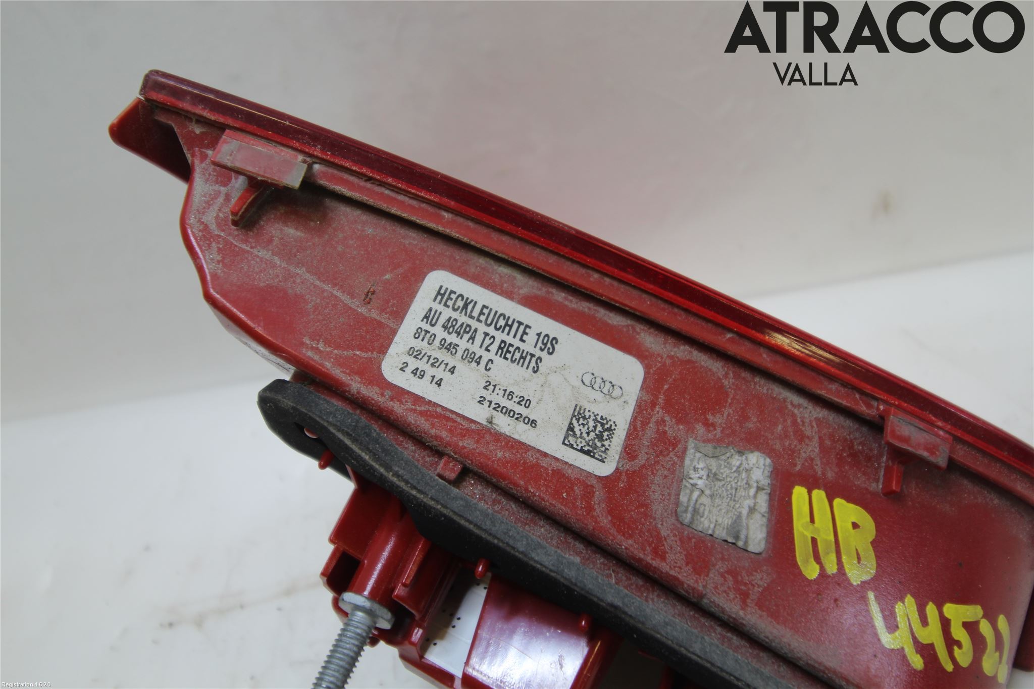 Audi A5 07-16 Bakljus Lucka Hö