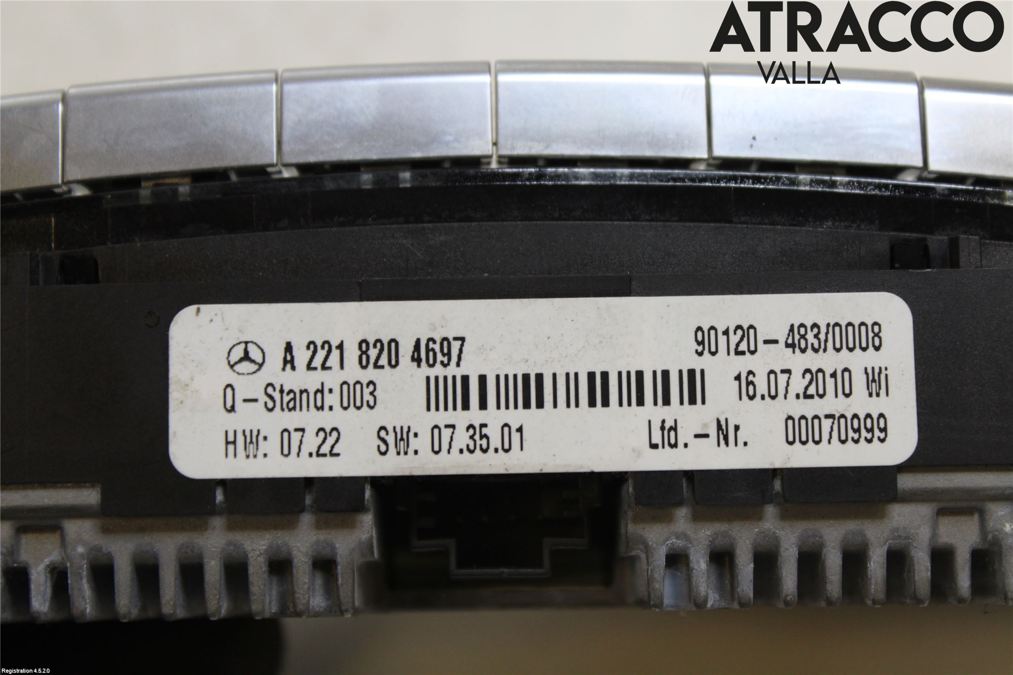 Mercedes-Benz MB S-KLASS (W221) 05-13 Ac Styrenhet Ac Manöveren
