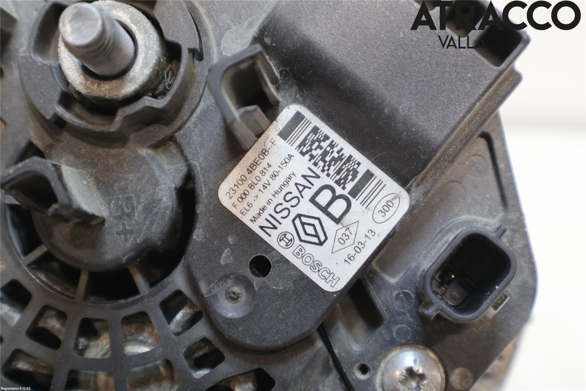 Nissan QASHQAI 14-17 Generator