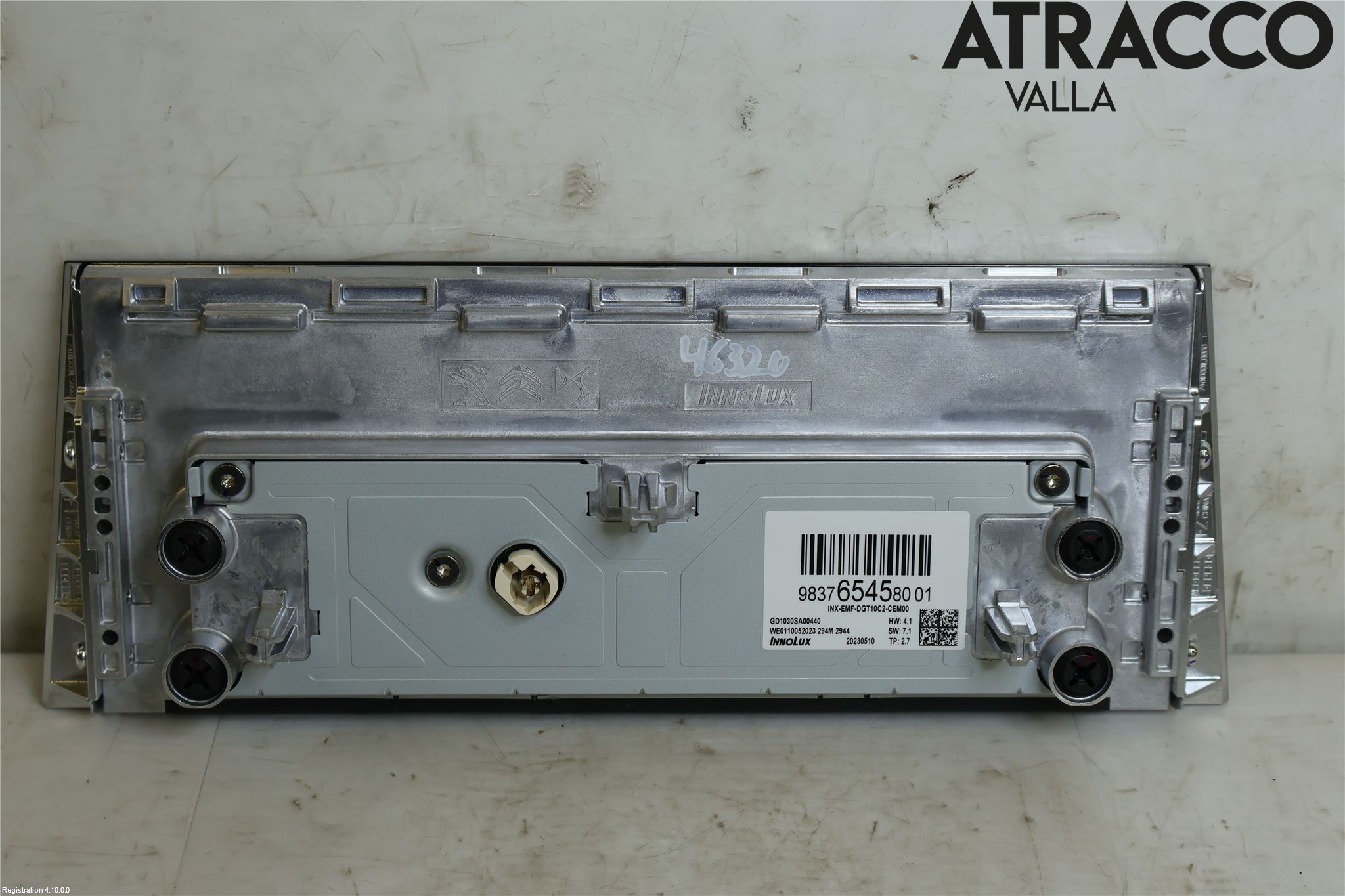 Peugeot 408 22- Multifunktionsdisplay