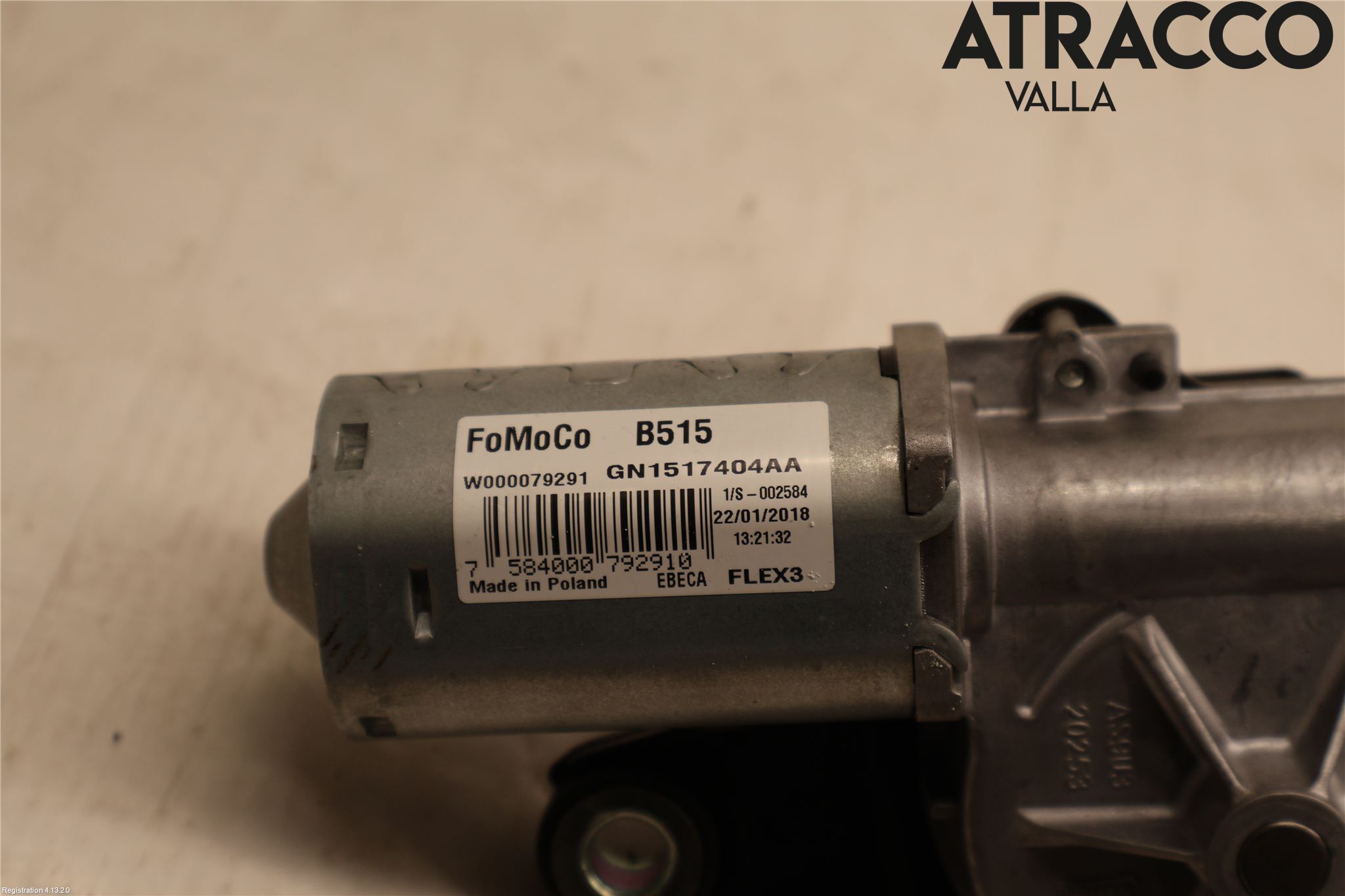 Ford ECOSPORT 17- Torkarmotor Baklucka