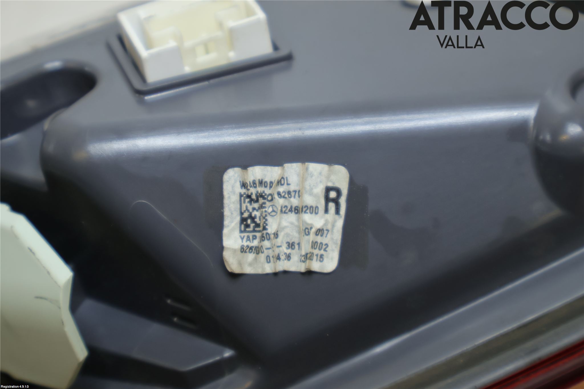 Mercedes-Benz MB B-KLASS (W246/W242) 12-19 Bakljus Lucka Hö