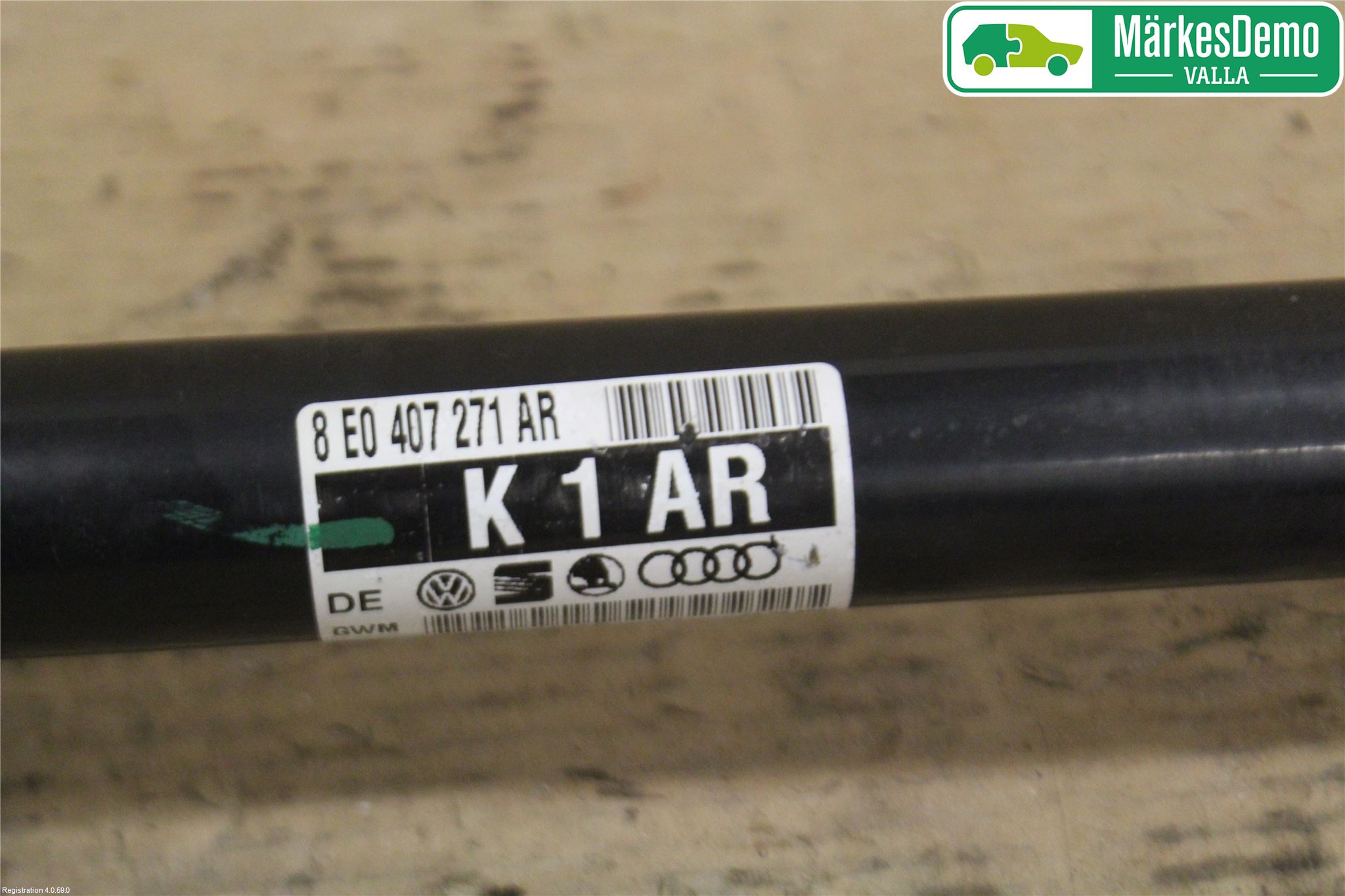 Audi A4/S4 05-07 Drivaxel Fram Vänster