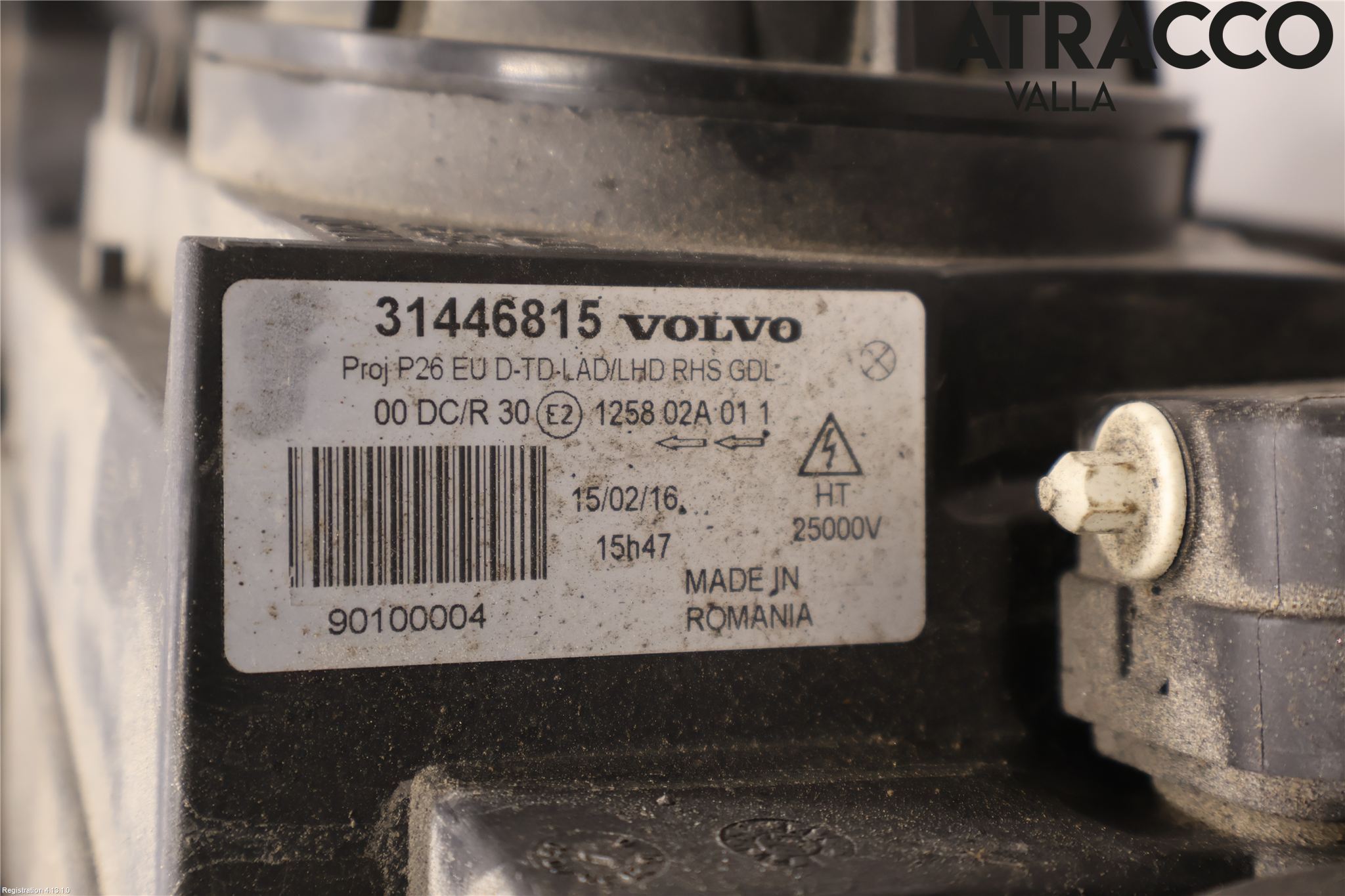 Volvo XC70 01-04 Strålkastare Höger