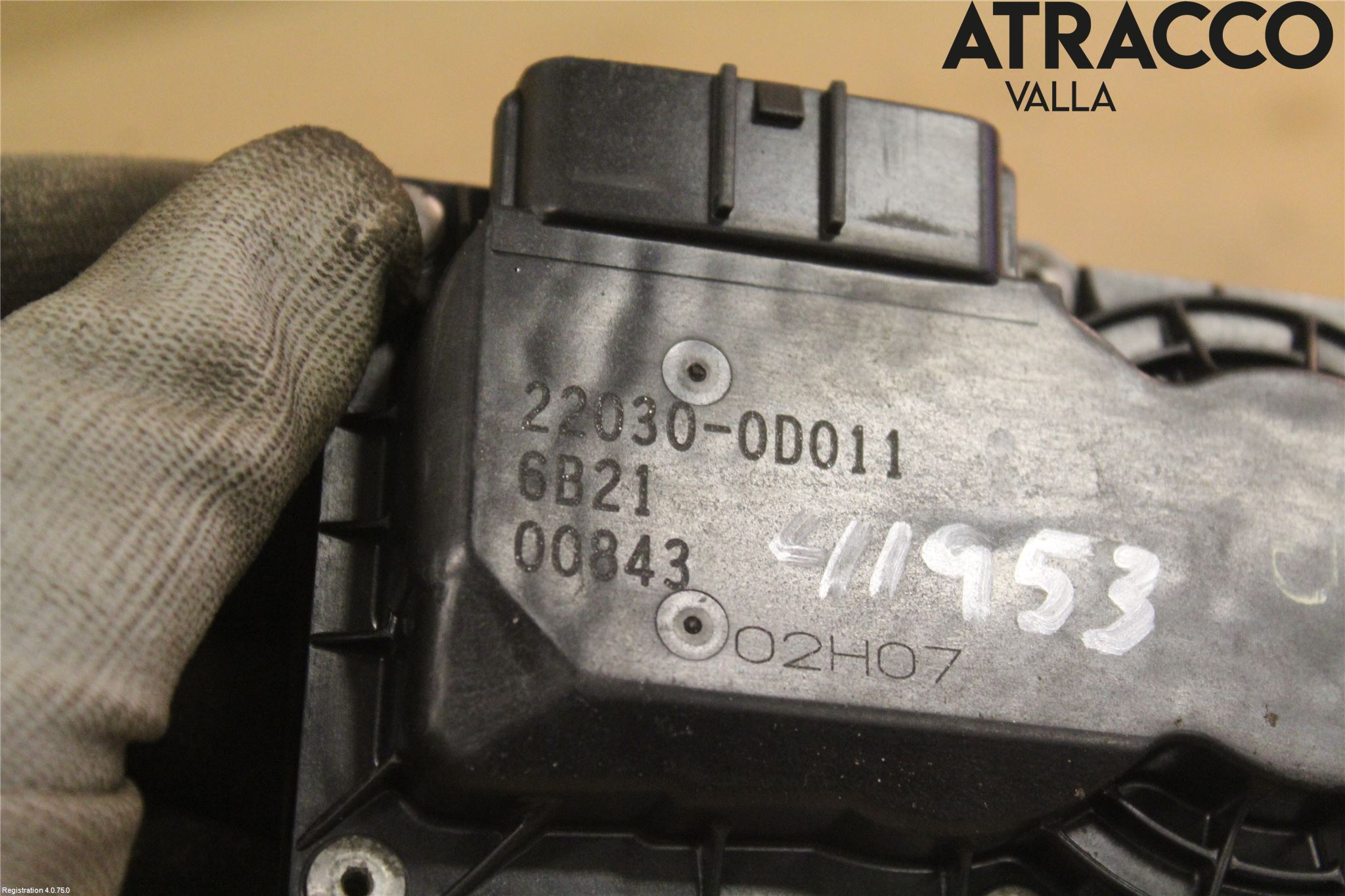 Toyota COROLLA VERSO 04-07 Injspjällhus