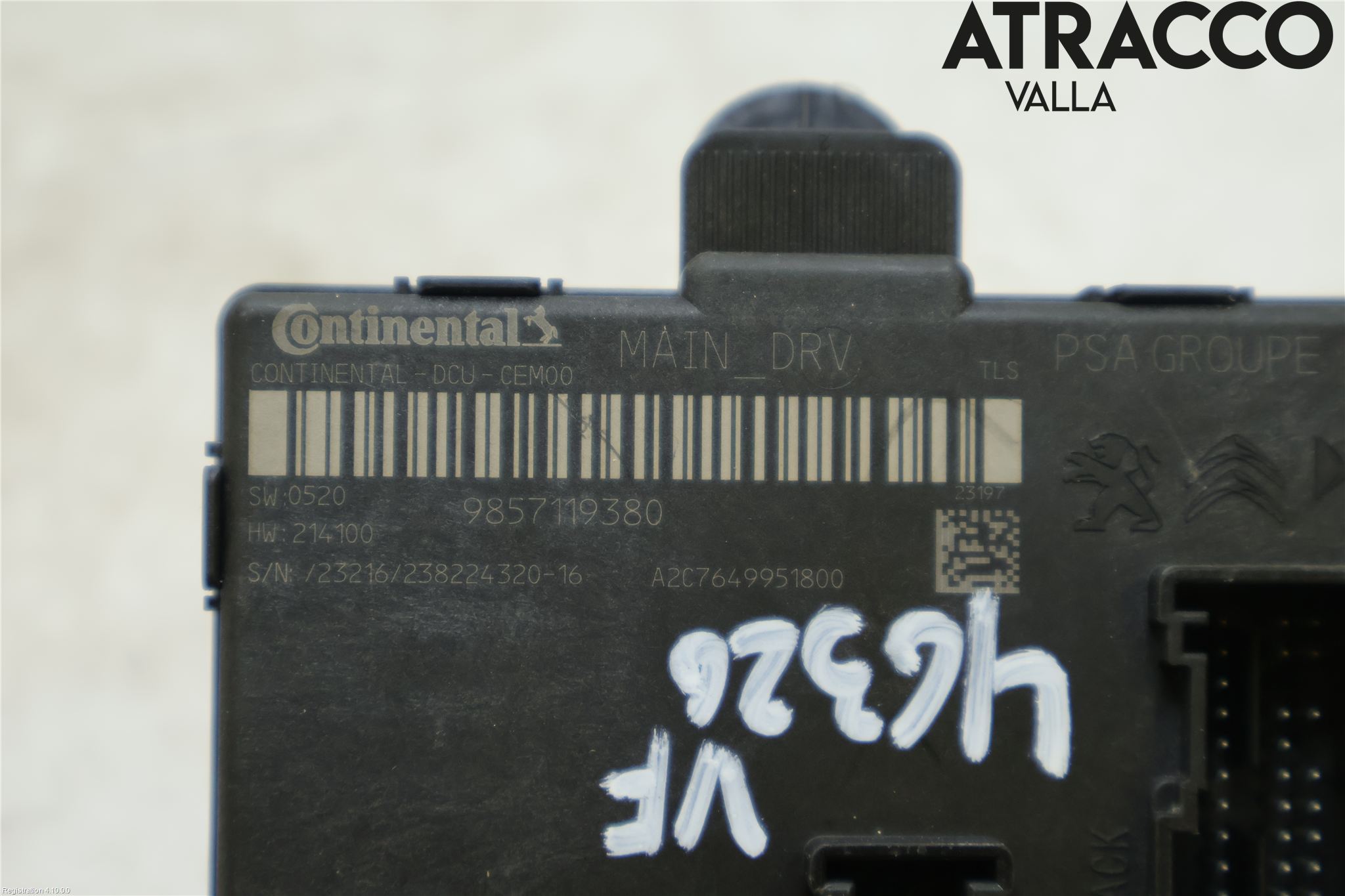 Peugeot 408 22- Styrenhet Dörr