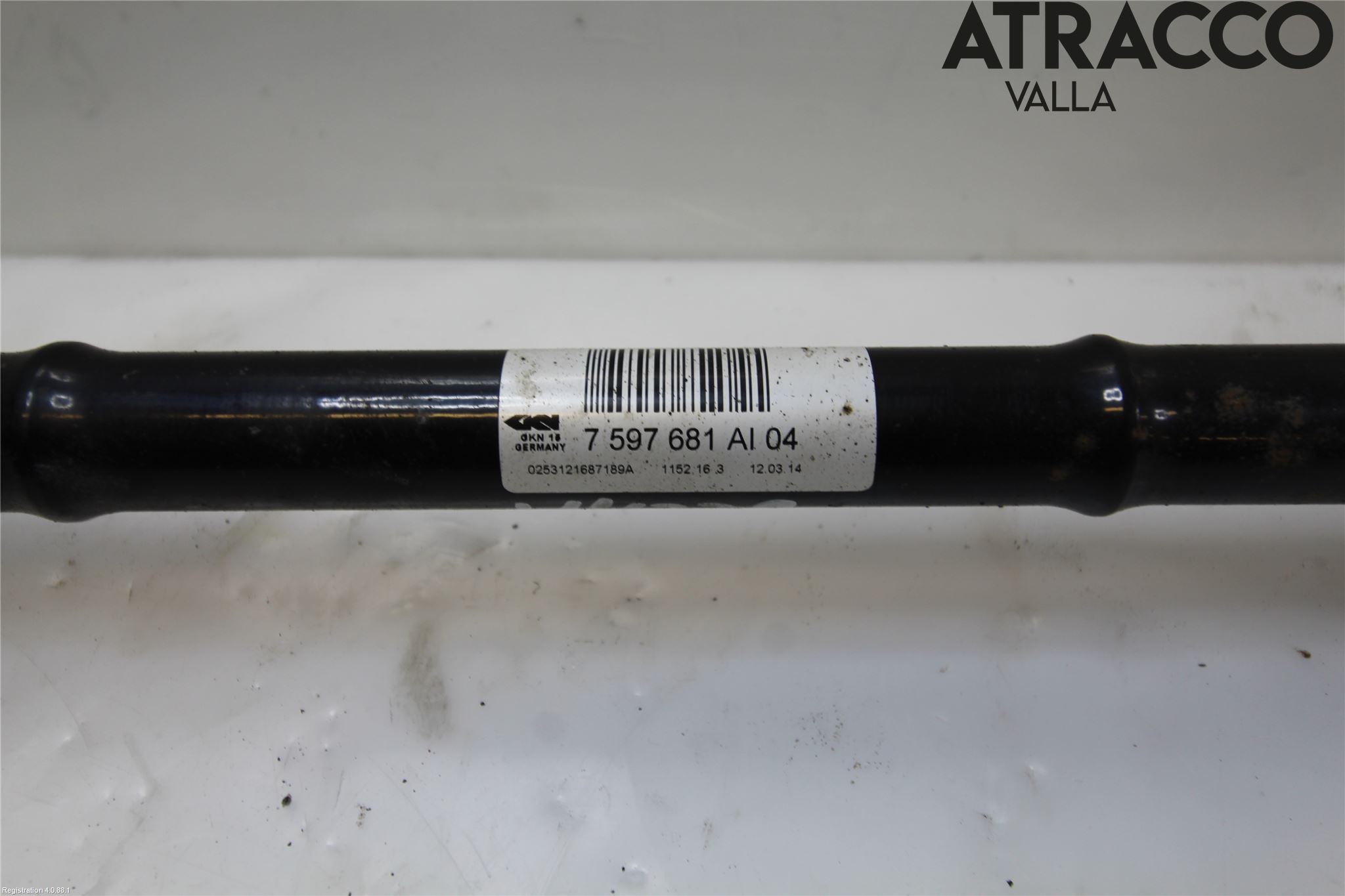 BMW 3 F30/F31/F80 12-19 Drivaxel Bak Vänster