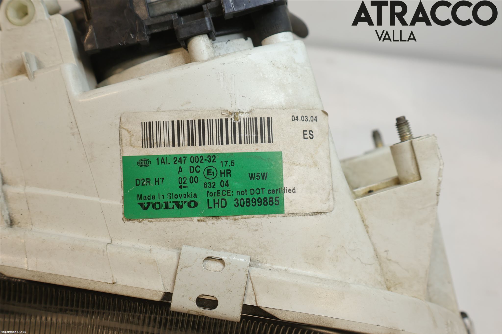 Volvo S40/V40    96-04 Strålkastare Höger