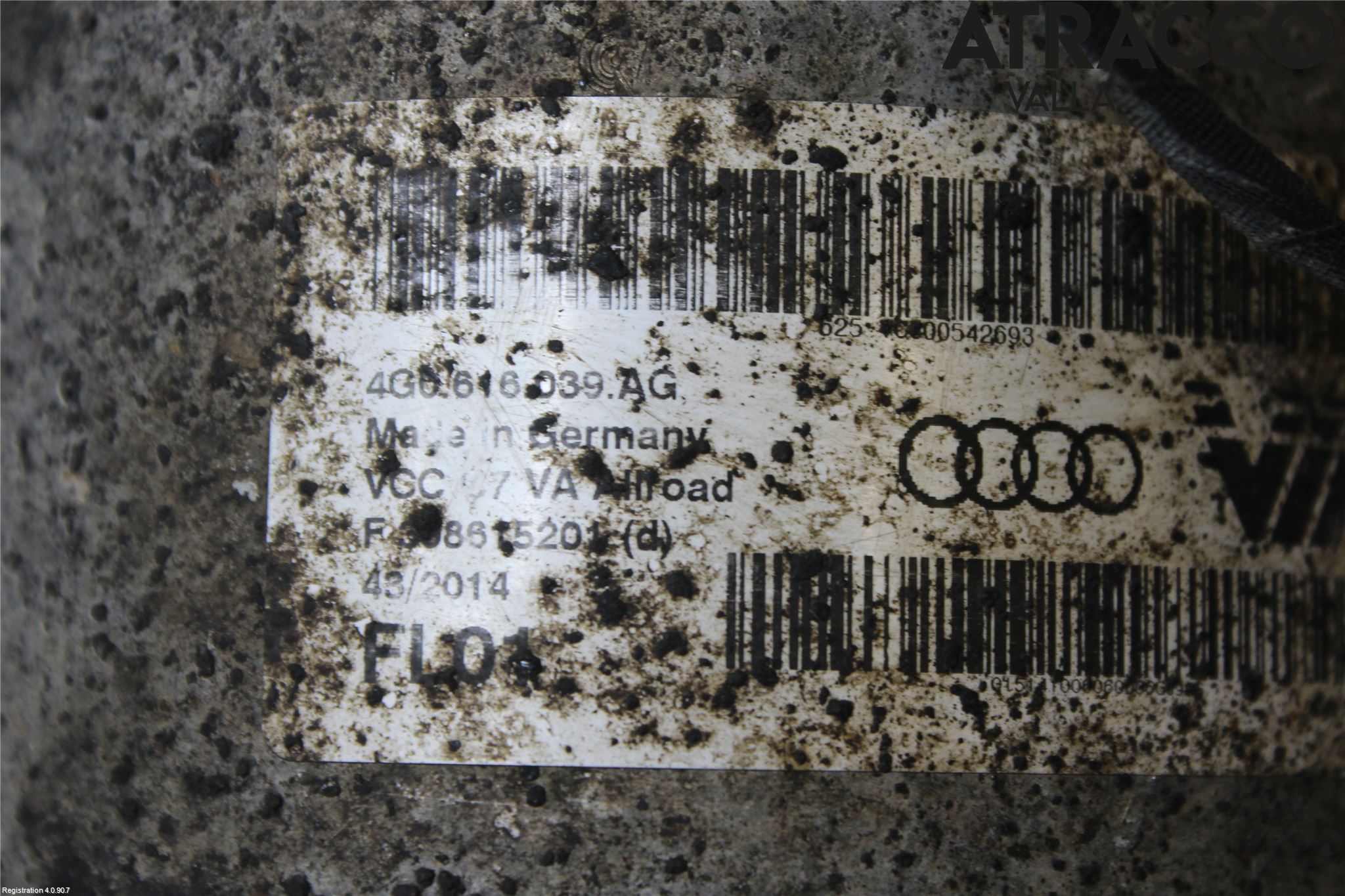 Audi A6 ALLROAD 12-18 Fjäderben Fram Vänster