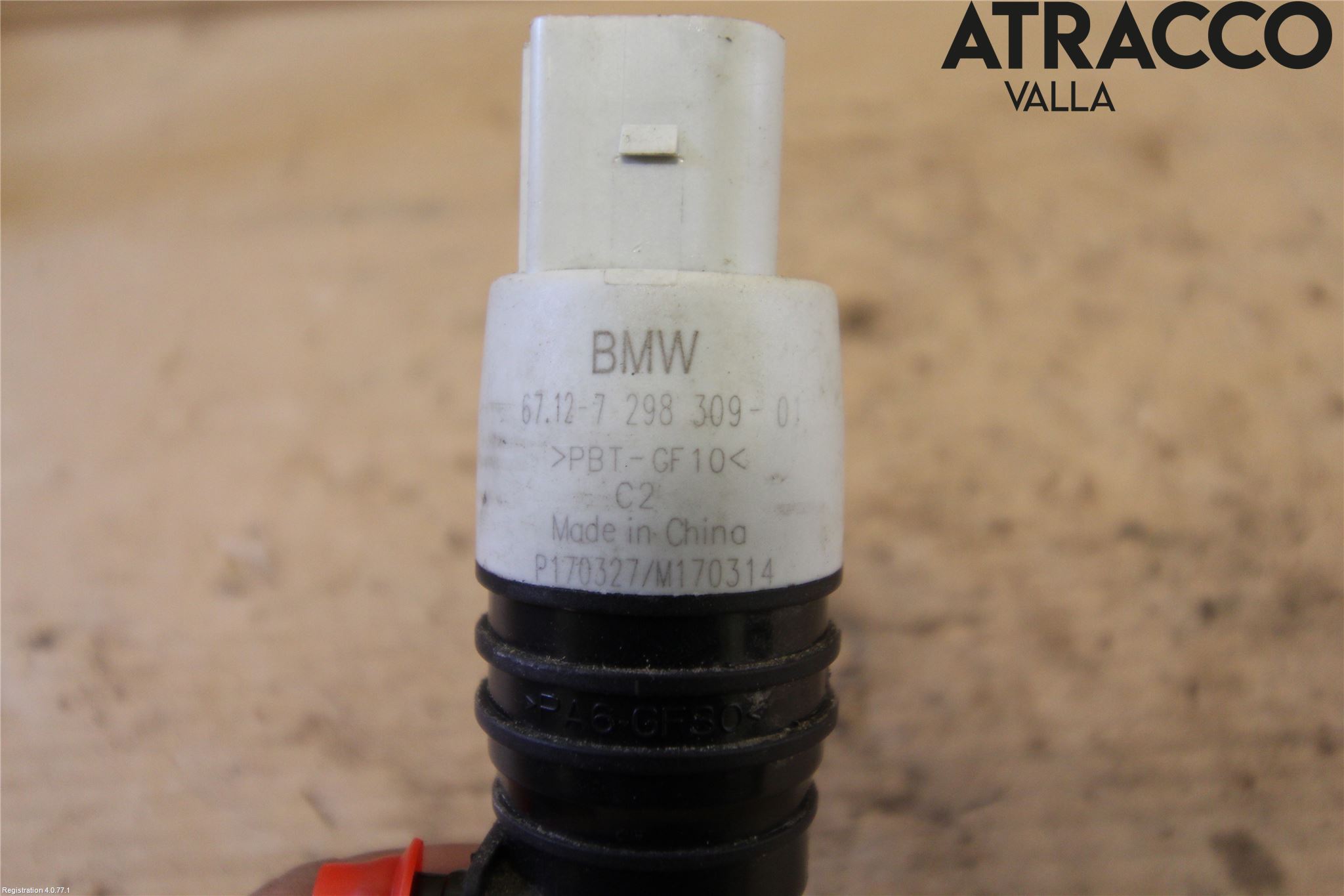 BMW 3 GT F34 13-19 Spolarpump Vindruta