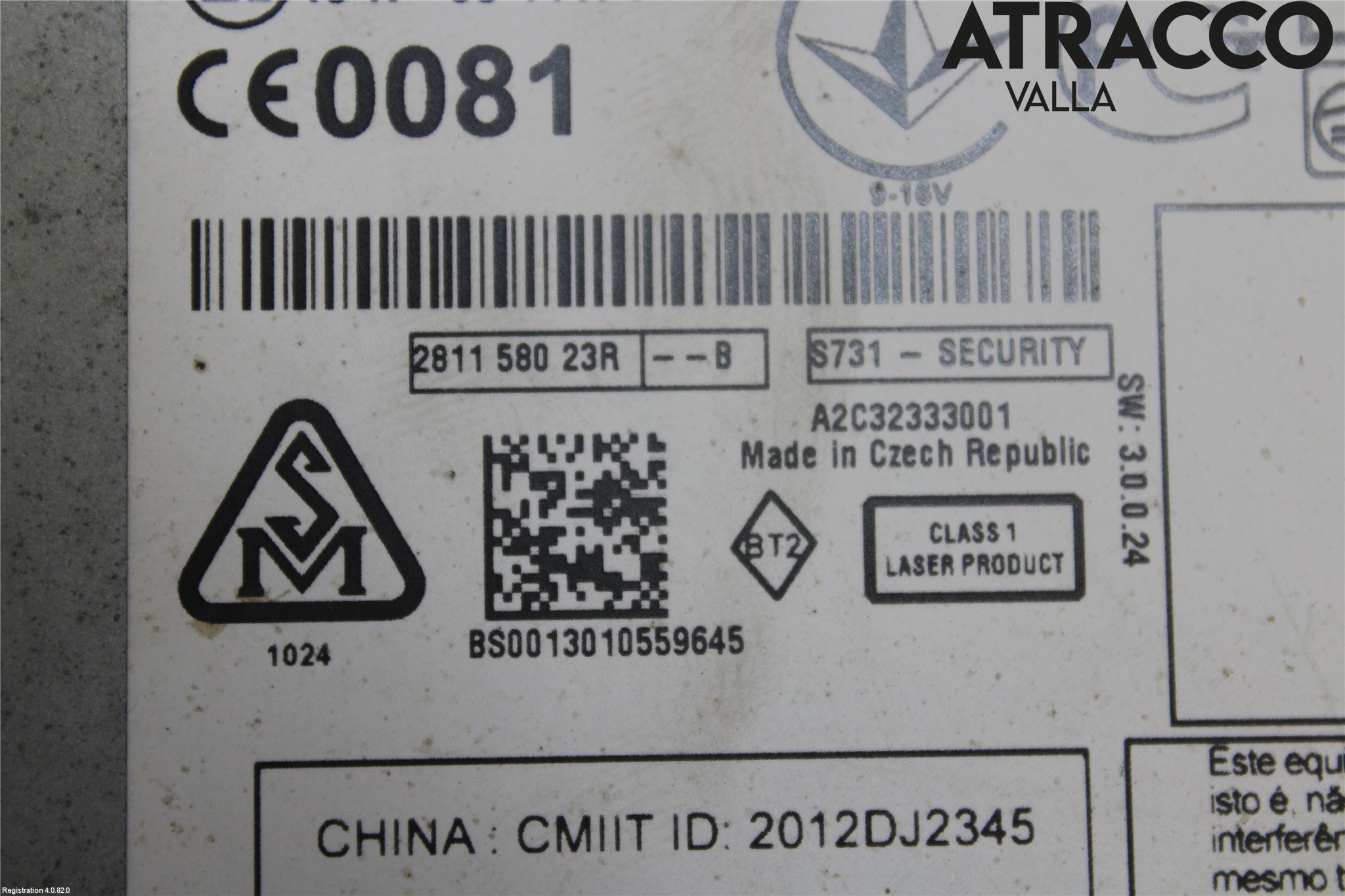 Renault MEGANE III 09-15 Cd Radio - Multimediapanel