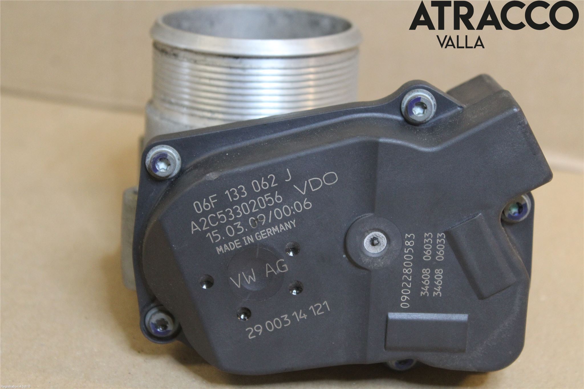 Audi A4/S4 08-11 Injspjällhus