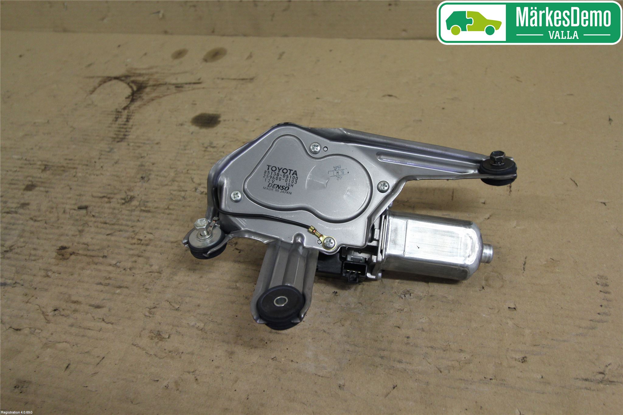 Toyota AVENSIS 07-08 Torkarmotor Baklucka